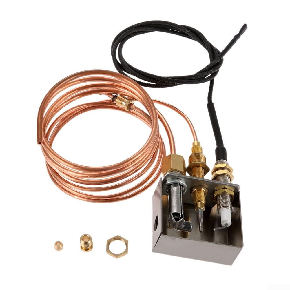 Ensemble brûleur pilote, thermocouple, brûleur à gaz, kit d'allumage au propane pour chauffage au gaz naturel, foyer, cheminée