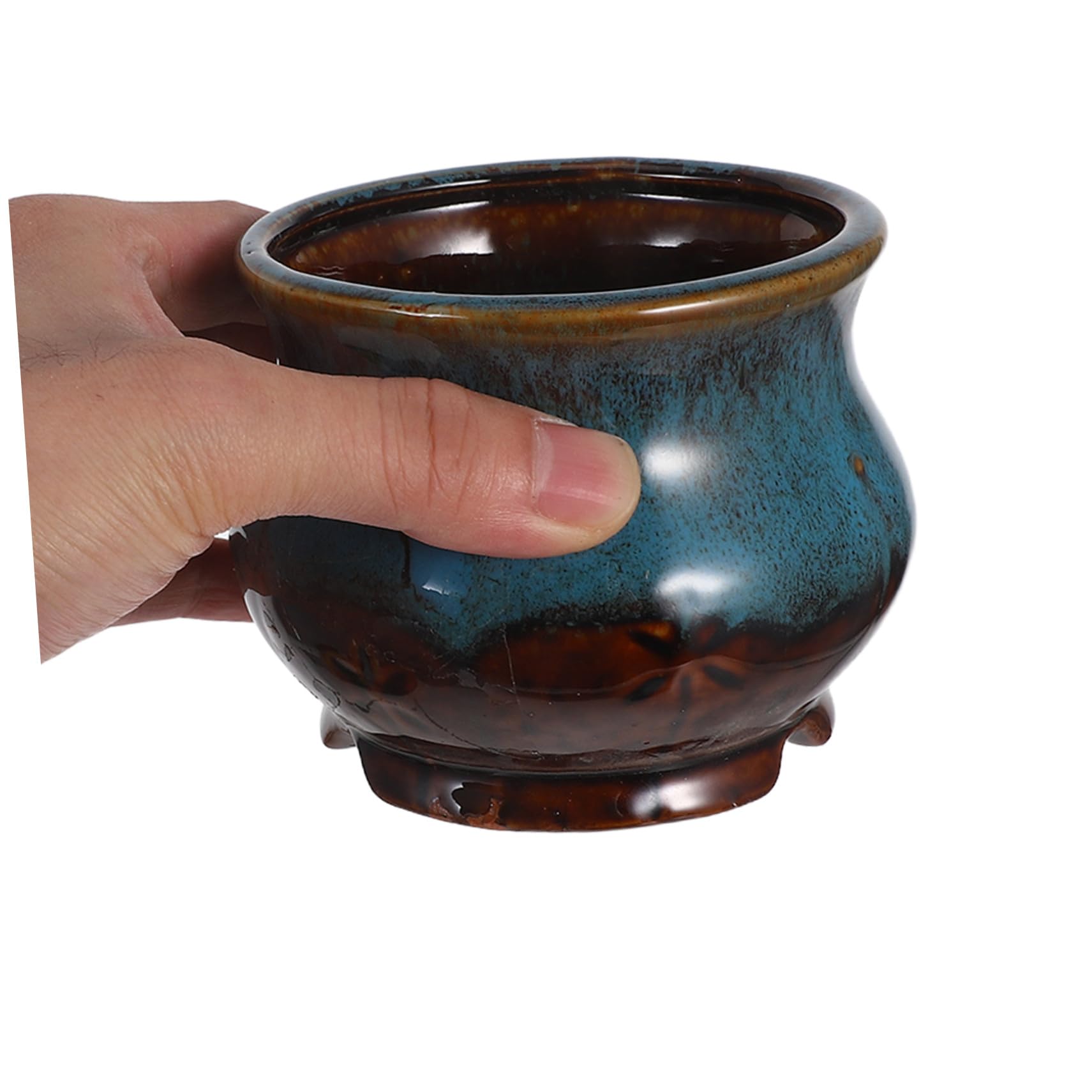 5 Sztuk Ceramicznych Doniczek Na Sukulenty Doniczka Ceramiczna Kolorowa Ceramiczna Doniczka Na Bonsai Doniczki Na Sukulenty Doniczki Ceramiczne