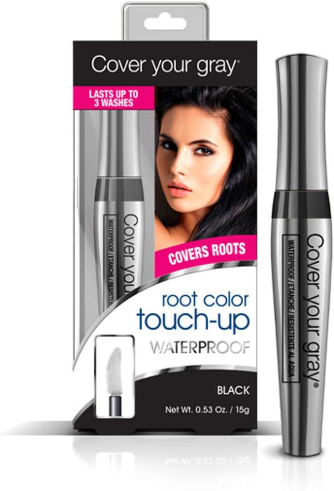 COVER YOUR GRAY WATERPROOF COLOR TOUCH-UP BLACK 15G : 00203