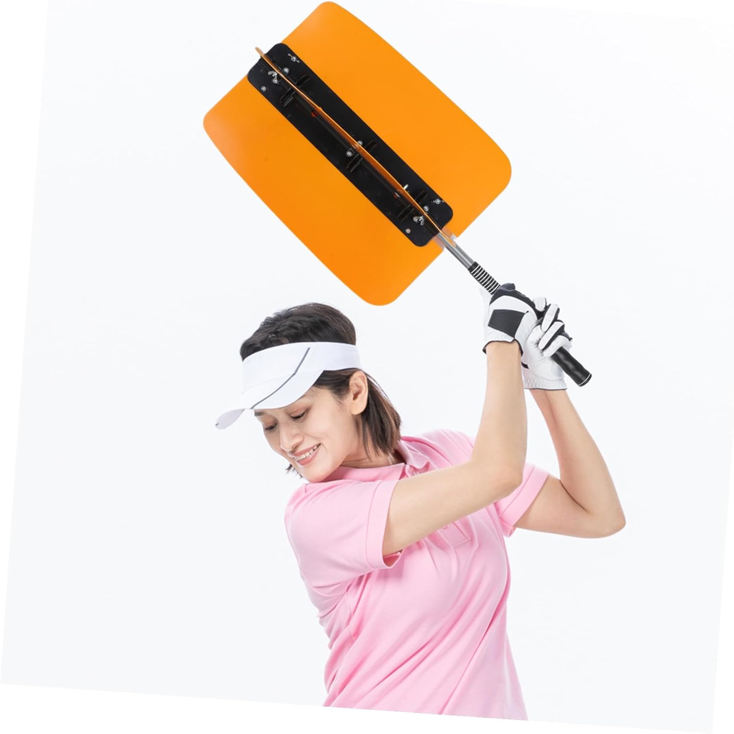Portable Golf Swing Trainer with Multi-Level Wind Resistance Realistic Fan Practice Aid for Indoor Outdoor Use Technique Power and Stability