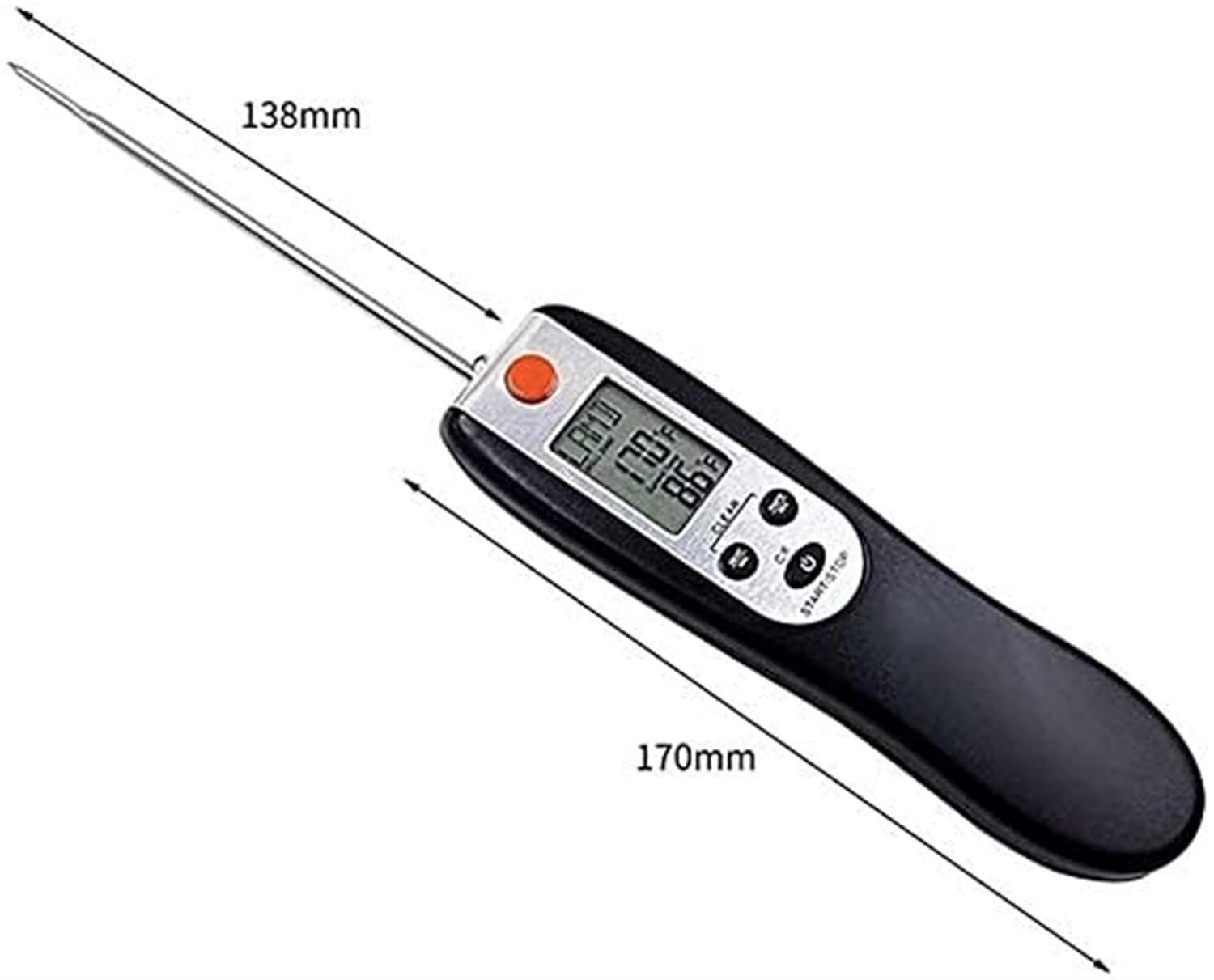 Instant Read Meat Thermometer, Digital,for Grilling BBQ Kitchen Food Cooking