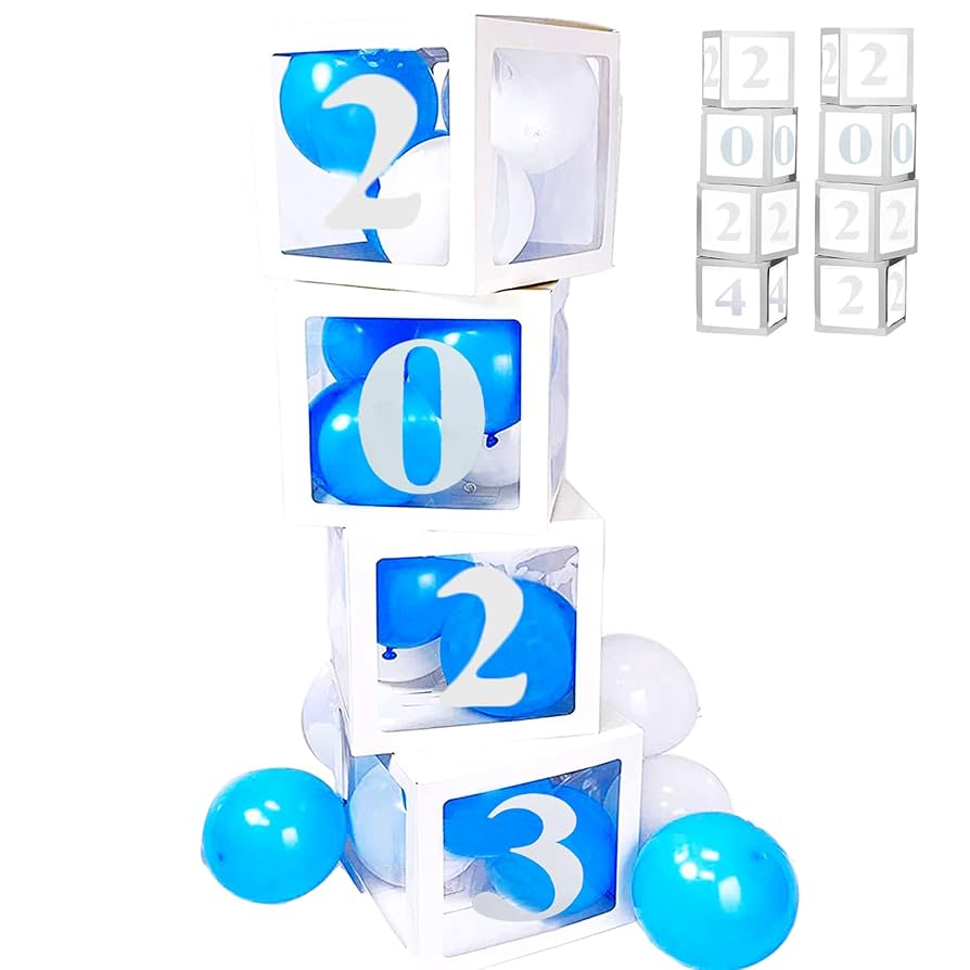 Amazon | 卒業パーティーデコレーション - バルーンボックス