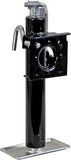 Buyers Products 0091225 Top Wind Swivel Jack, 2000lb Capacity, Welds On to Trailer Tongue, 14.25" Retracted, 29.25" Extended, 15" Travel, Jack for A Frame Trailer