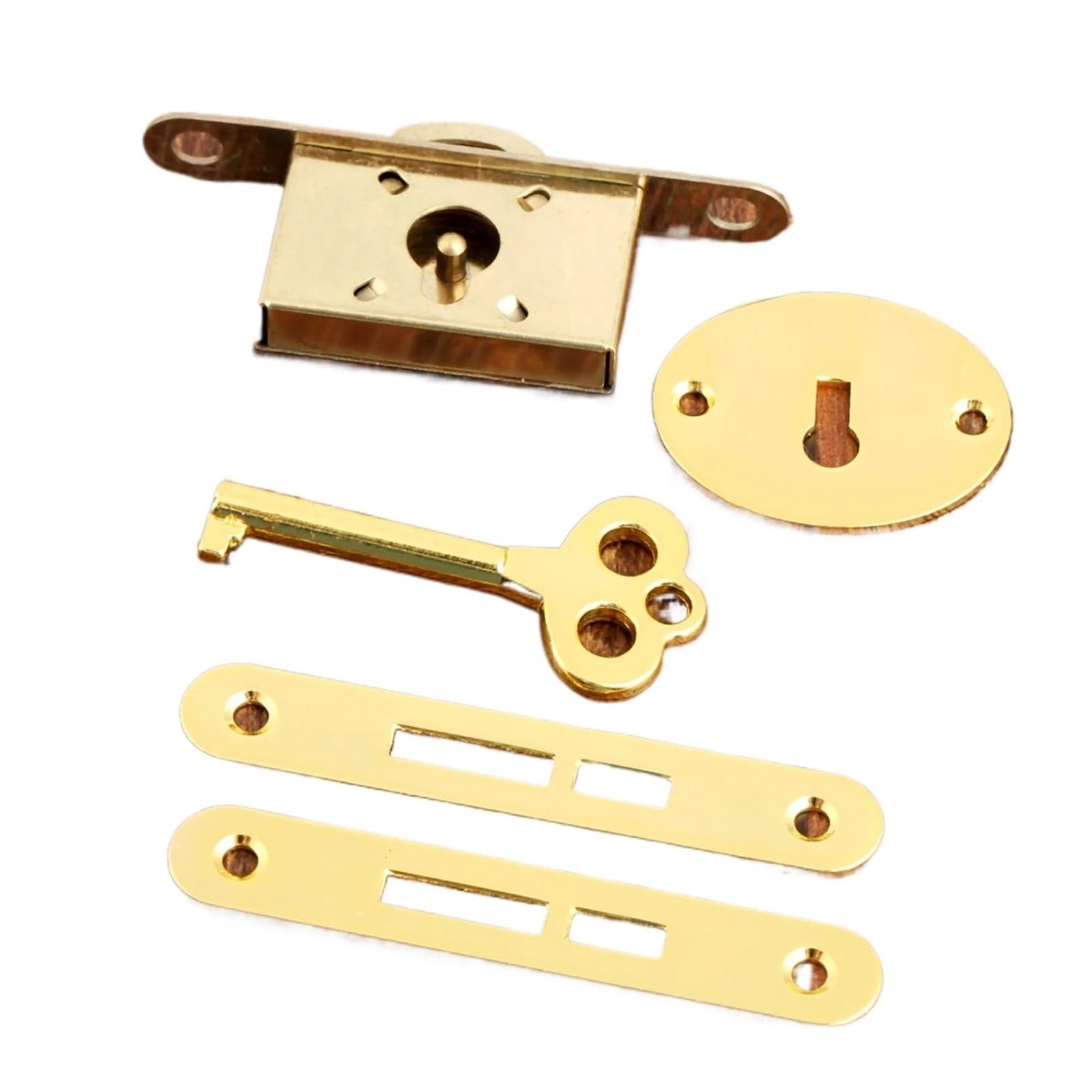 Kdhcvkz One Color 1Set Gold Classical Lock Drawer Cabinet Wardrobe Cupboard Door Zinc Alloy Antique Furniture Counter Locks With Key