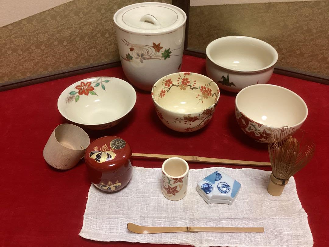 茶道具セットと春日茶棚 茶道具セットと春日茶棚