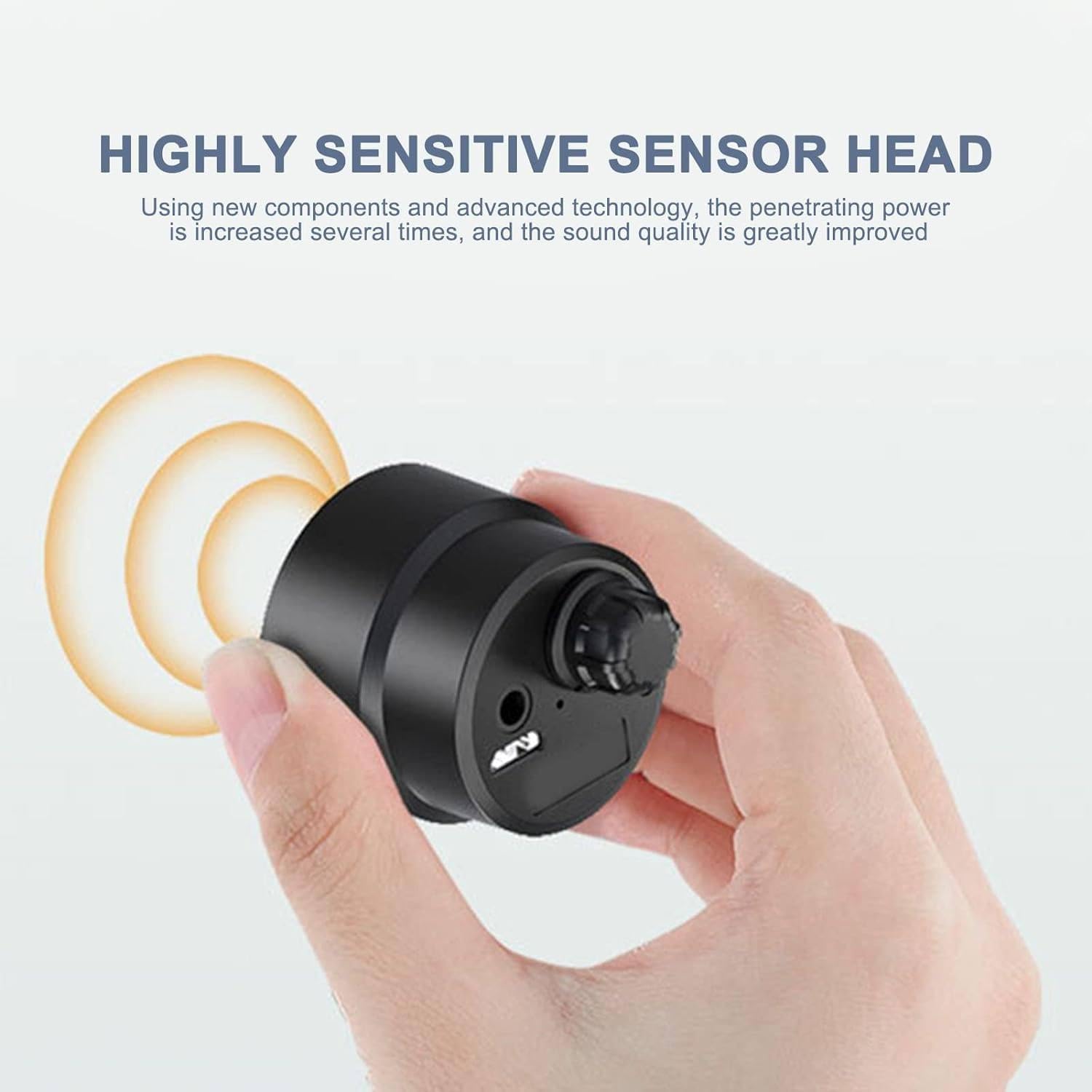 Detector De Fuga De Agua - Sensor De Geófono De Fuga De Agua, Detección De Fugas En Interiores con Auriculares, para Tuberías