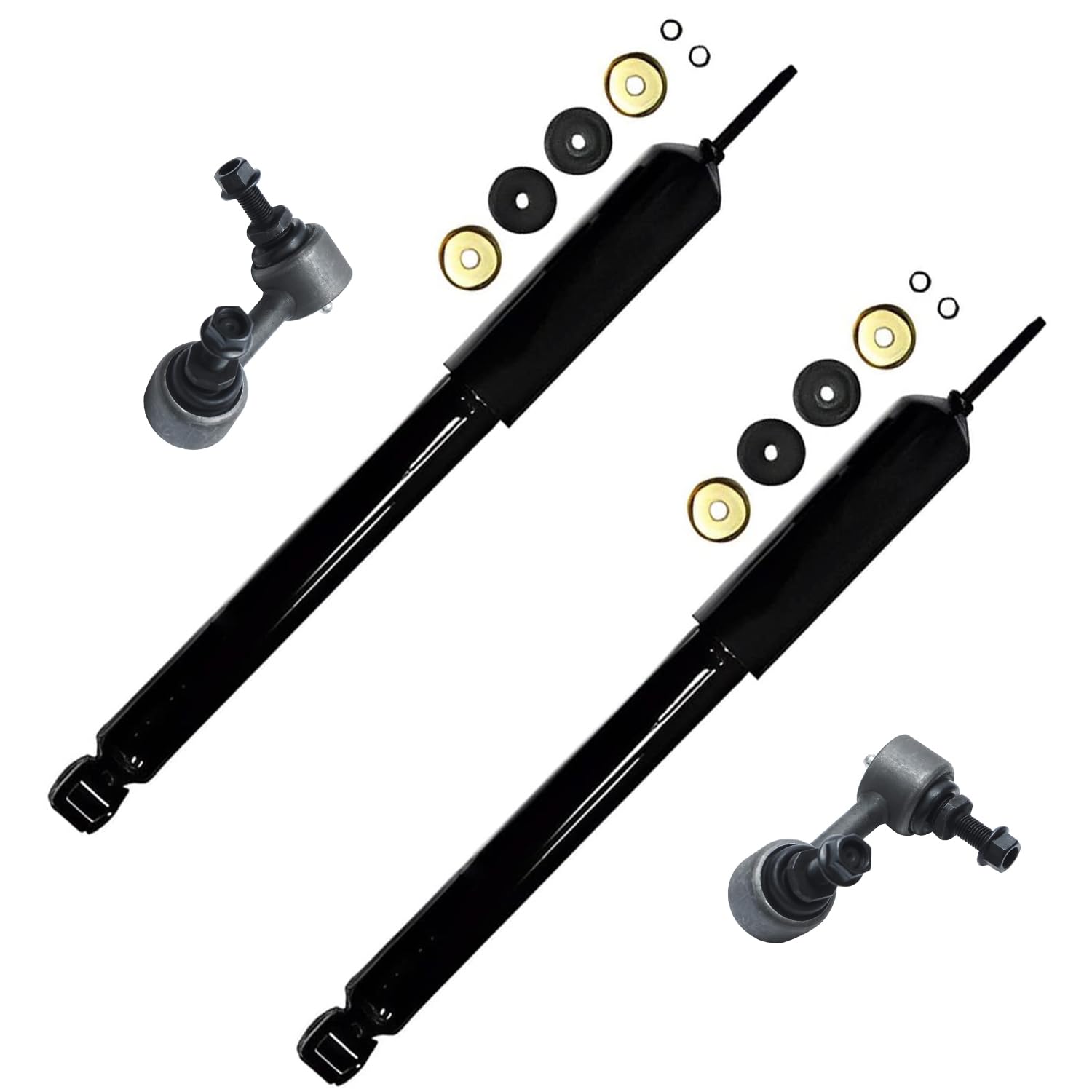 Detroit Axle - Rear Shock Absorbers Sway Bar Links For 06-11 Honda Civic