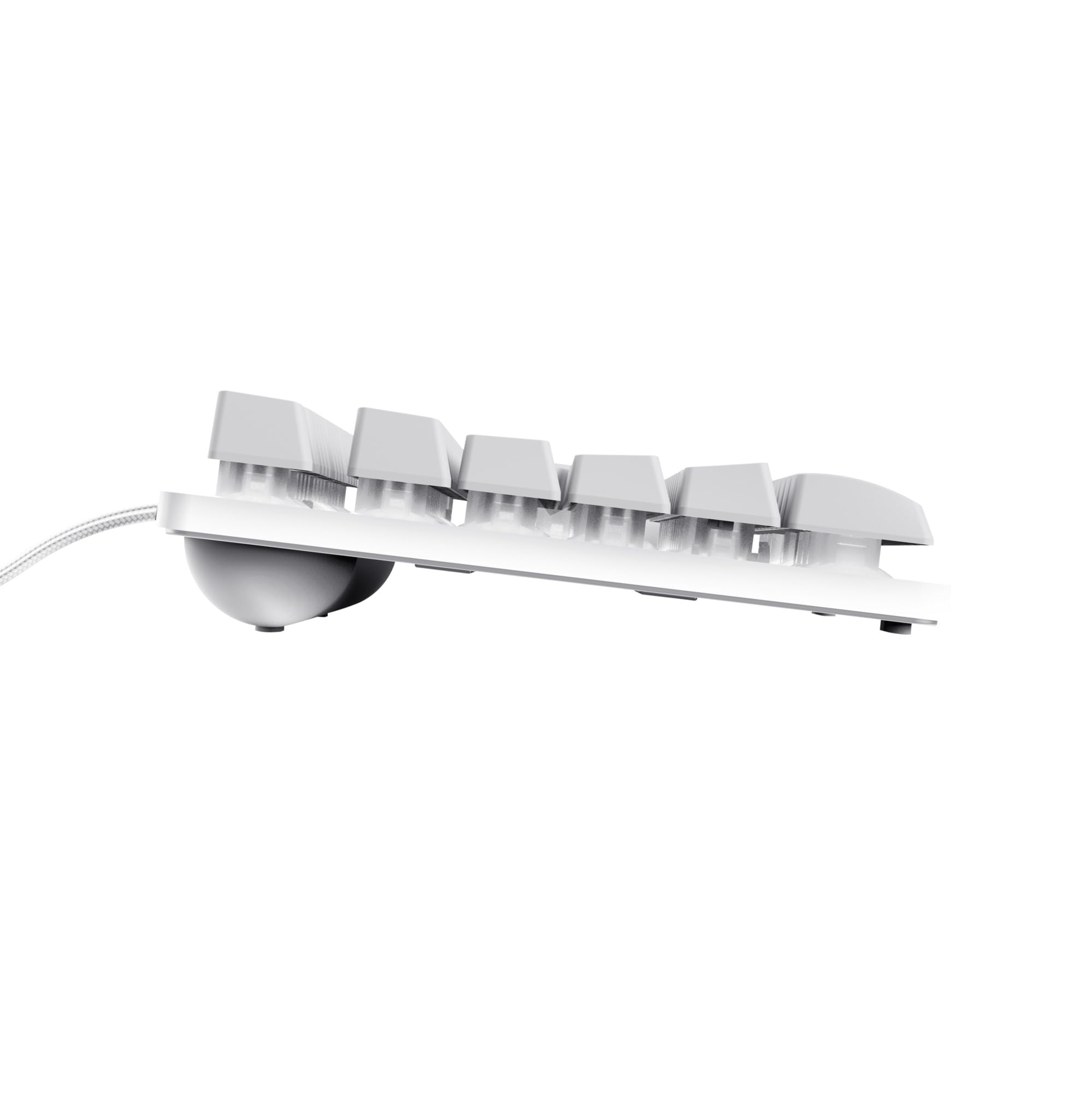 Trust Gaming GXT 794W Kit 3-in-1 Mouse e Tastiera Gaming TKL, Layout Italiano QWERTY, Tastiera Plastica Riciclata, Mouse Wireless 80 Ore di Autonomia, Tappetino, Bundle Pacchetto Gamer RGB PC, Bianco