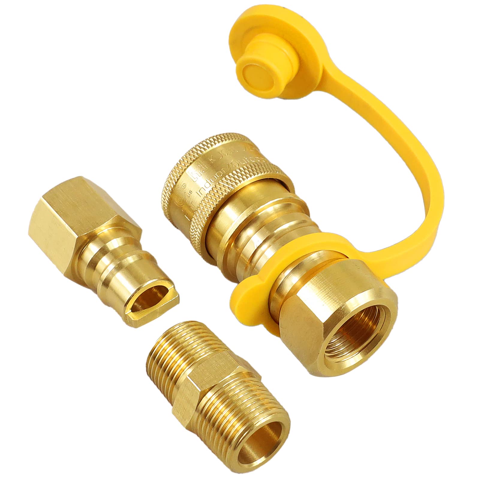 Buy Xastro 3/8 Inch Natural Quick Connect Fittings, LP Propane Hose