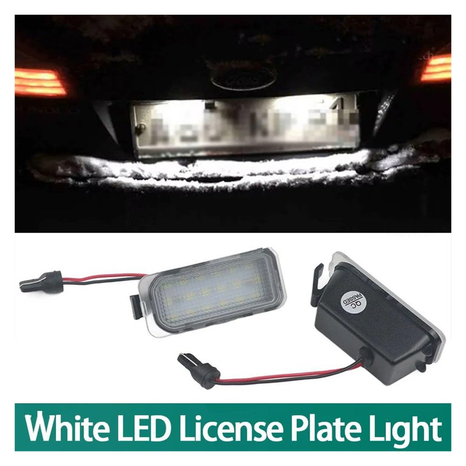 Luci Targa Per Jaguar Per XF XJ X250 2007-2016 Accessori Canbus Nessun Errore Lampada Auto LED Luce Targa