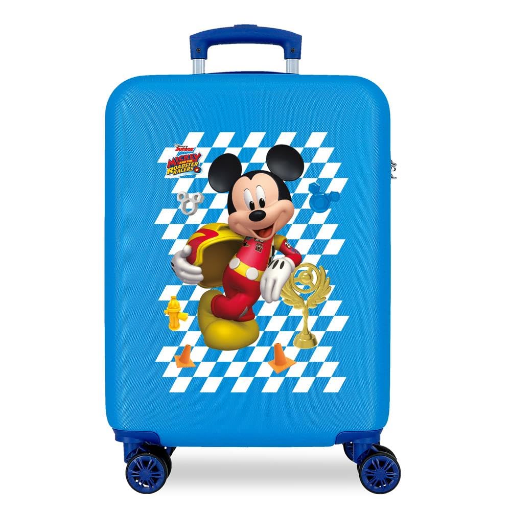 Disney, niebieski, 37x55x20 cms, walizka micky