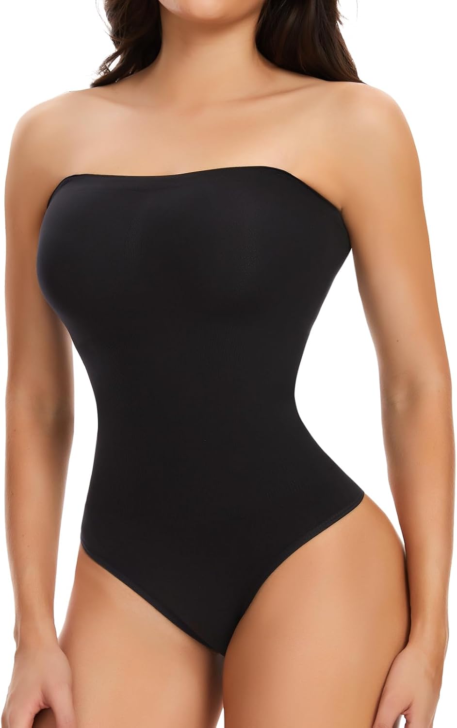 JOYSHAPER Strapless Shapewear Bodysuits for Women Tummy Control Bodysuit Thong Full Body Shaper
