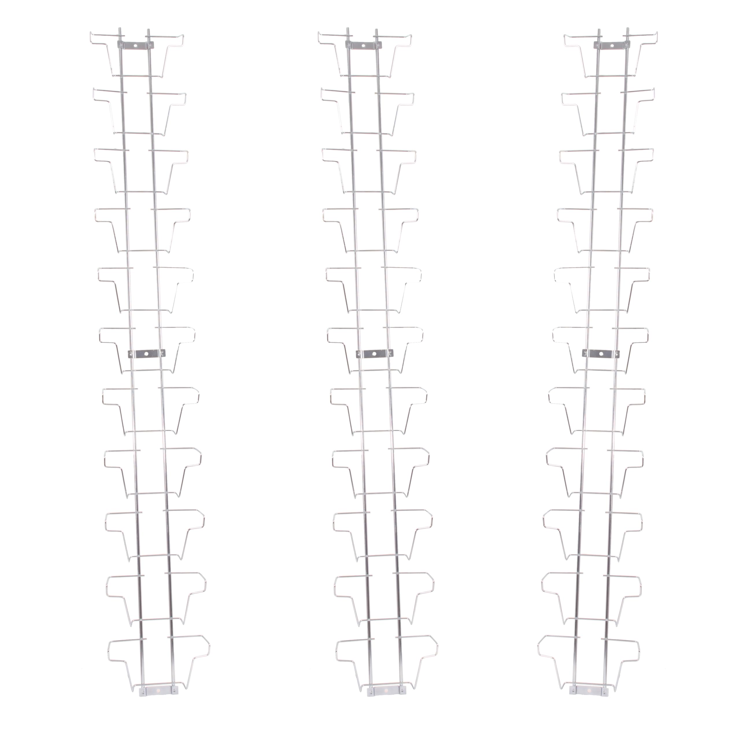Gerso Expositor de pared para postales formato apaisado 150 x 105 mm con 11 compartimentos A6 3 piezas