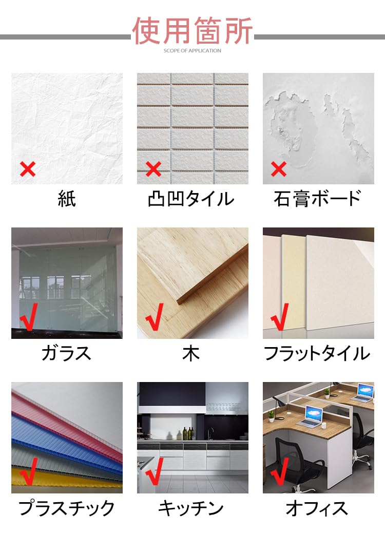 Amazon.co.jp: 4個セット アクリル両面テープ (幅3cmx厚さ0.2cmx