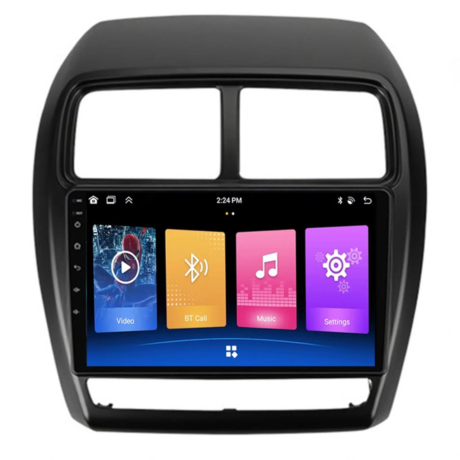 Android 15 Car Stereo 9" Samochód Dla Mitsubishi ASX 1 2016-2022,M101 | Z Bluetooth, Nawigacja Gps, Radio Fm, Carplay, Kamera Cofania, Android Autoradio,M101