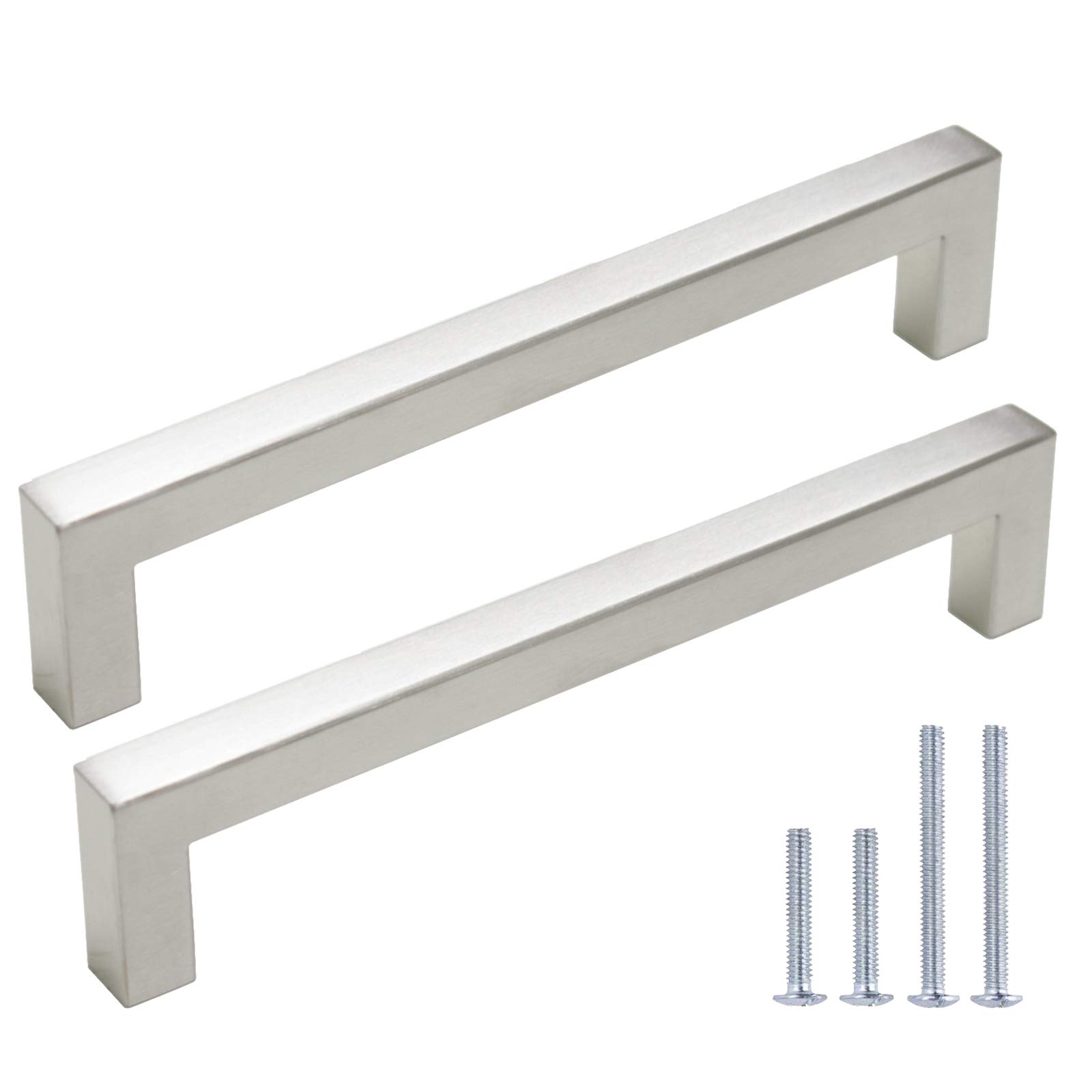 Gobrico 10 Pack 6 3/10 inch (160mm) Hole Centers Square Handles