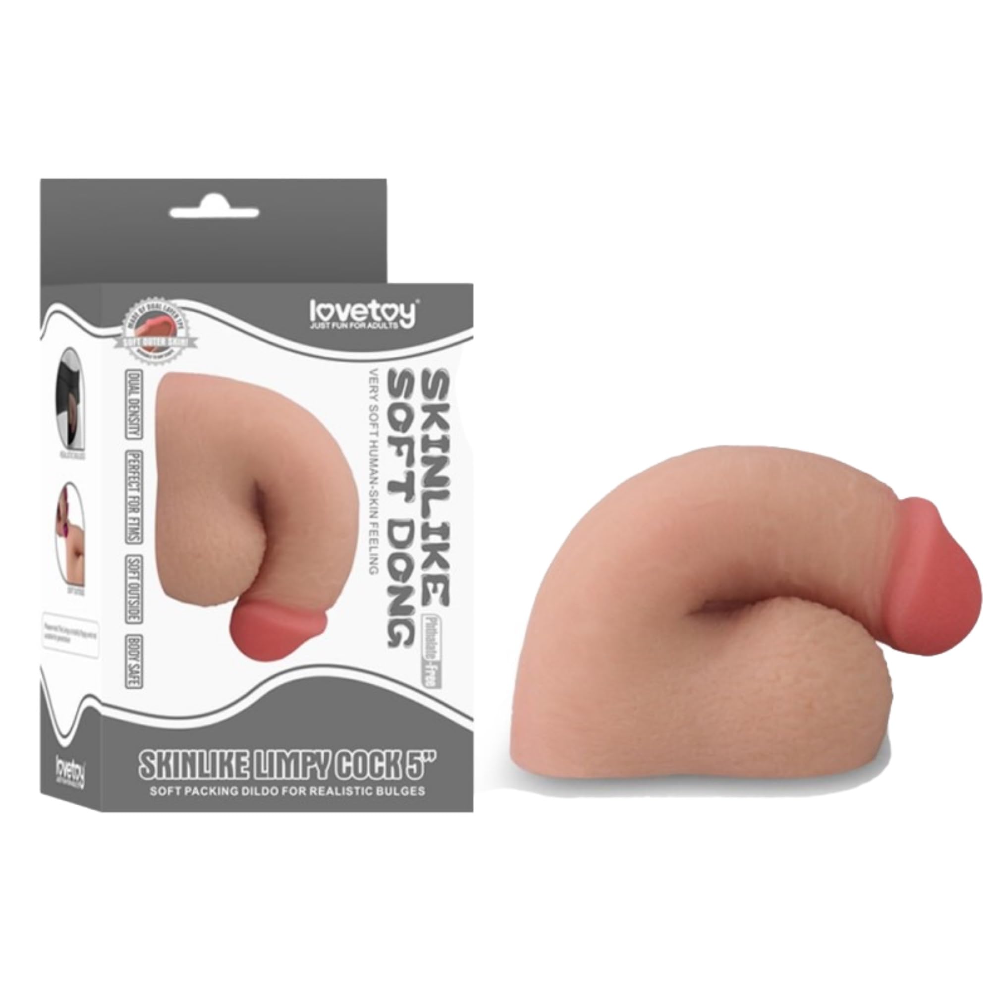 LoveToy Limpy 5 "Cock Pene Packer | Imballaggio morbido Rigonfiamento Dildo Bachelor Regalo