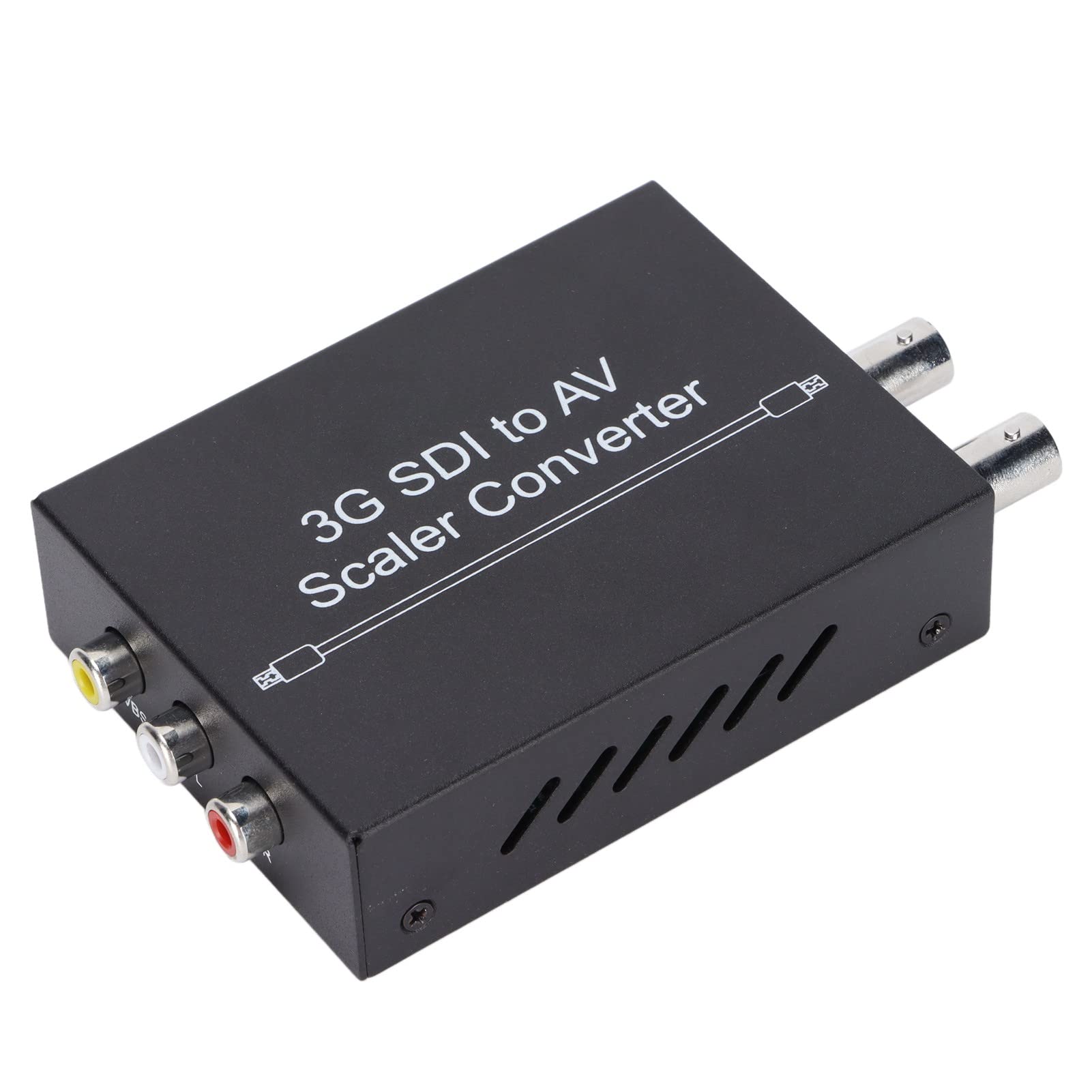 Convertidor AV, Convertidor de Video 3g Sdi a AV Convertidor Sdi a PAL Ntsc M Convertidor de Video para Cámara Digital Cine Doméstico AC 100, Sdi a Cvbs Convertidor AV a