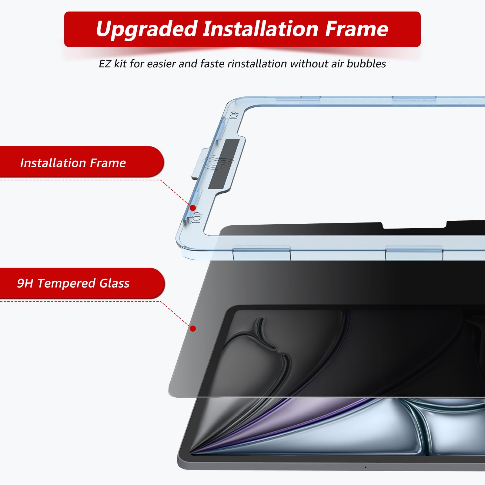 SI ADATTA AL Nuovo IPad Pro 2024 Pellicole Per Schermo Trasparenti - Foto 6