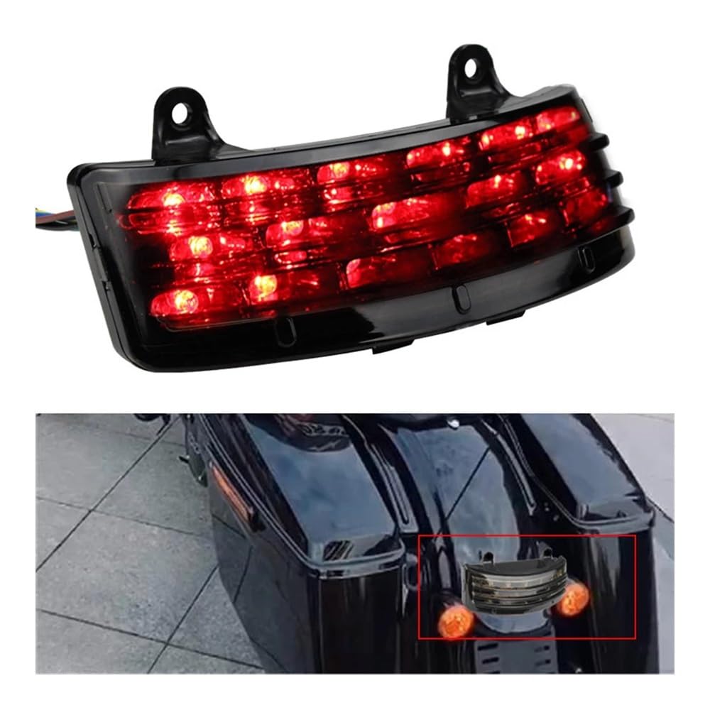 DAGMARA Freno Luce Stop Moto Indicatore di Direzione per Moto LED Stop Freno Fanale Posteriore per per Davidson FLHX/FLTRX per Street per Glide per Touring