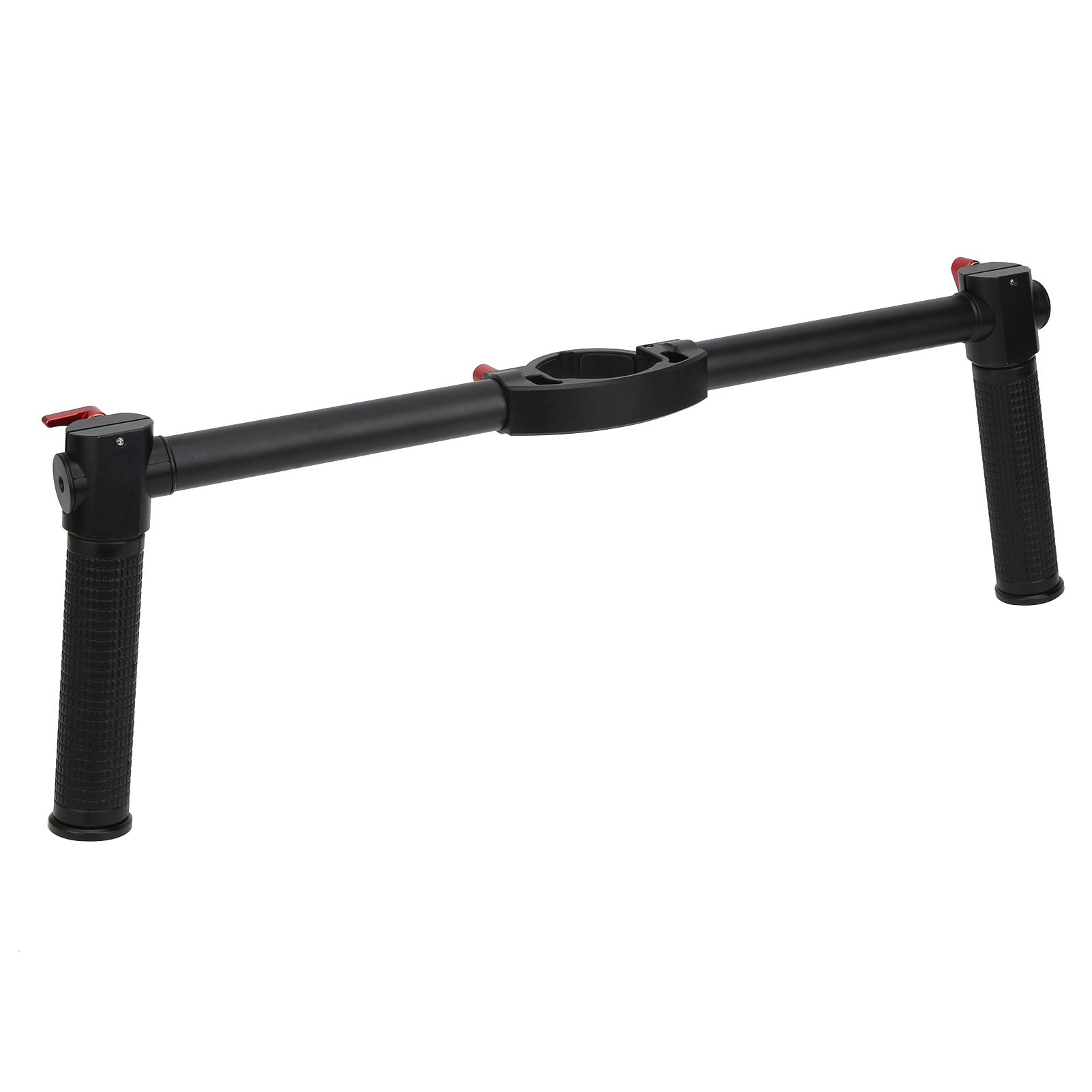 T opiky Stabilizator podwójny uchwyt, stabilizator z podwójnym uchwytem dwuręczny ręczny stabilizator kamery światło / monitor / mikrofon przedłużacz stojak uchwyt