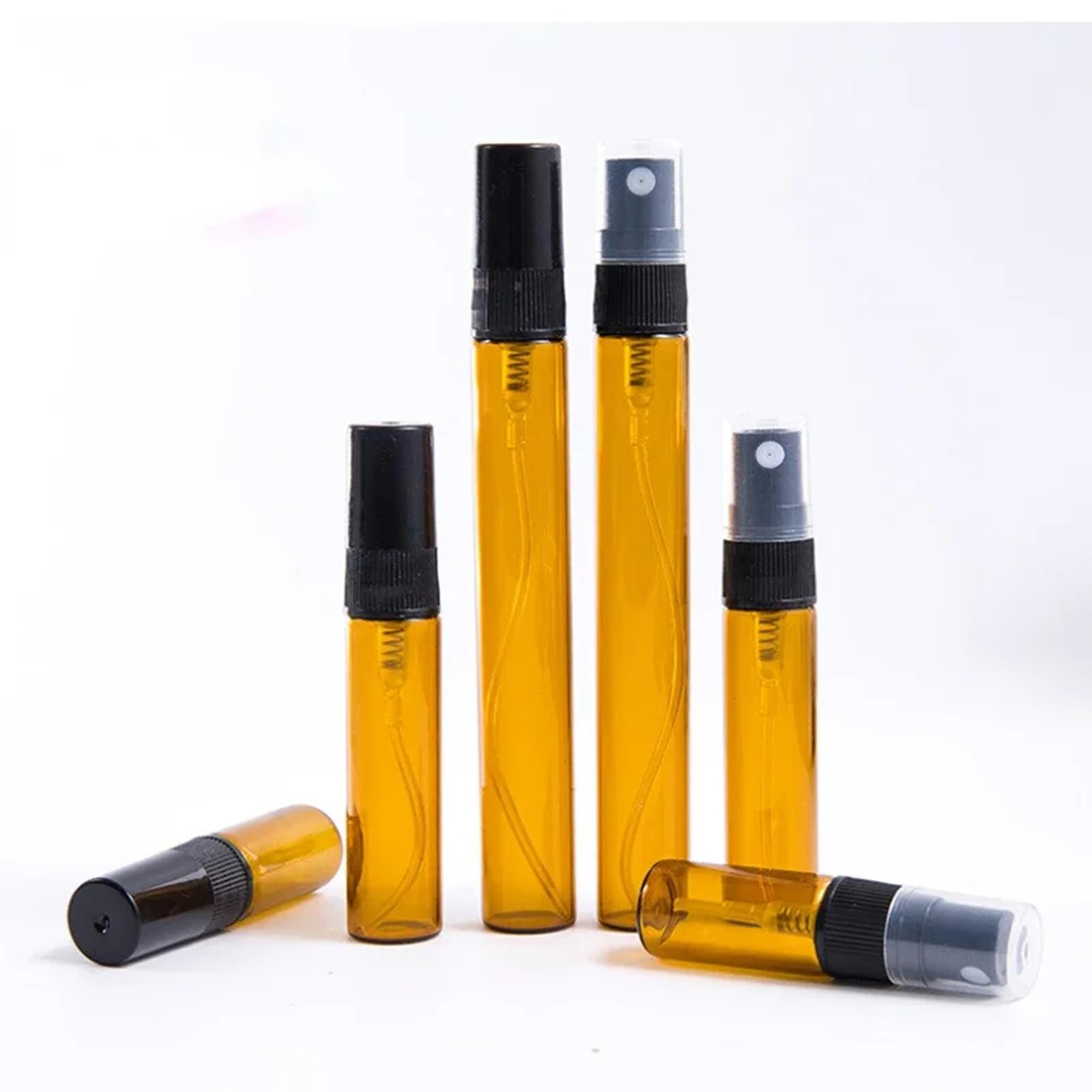 Enslz 10 Mini Flaconi Spray Da 10 Ml, Ricaricabili, In Vetro, Per - Foto 6