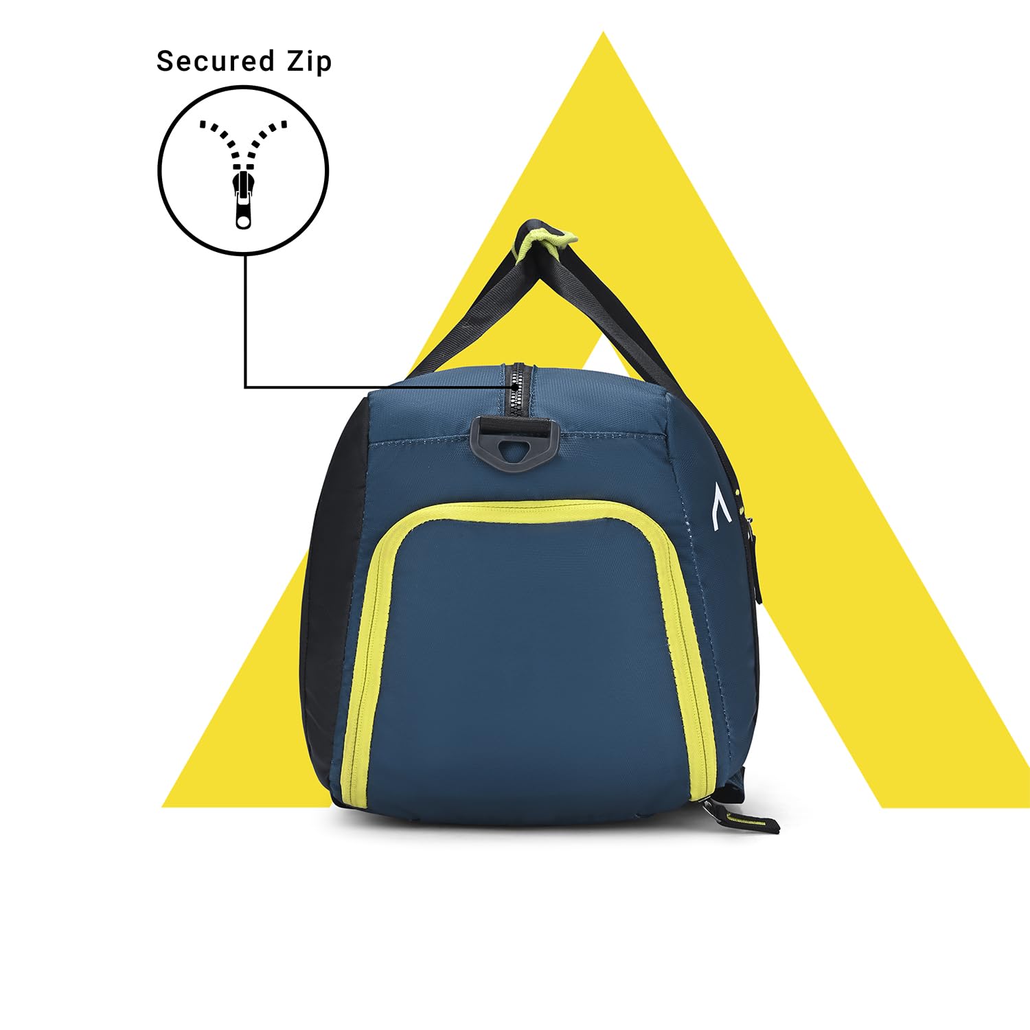 Aristocrat Power Polyester 52cm Gym Duffle Bag for Men and Women with Multiple Pockets and Separate Shoe Compartment for Travel, Sports and Workouts (Blue) 3