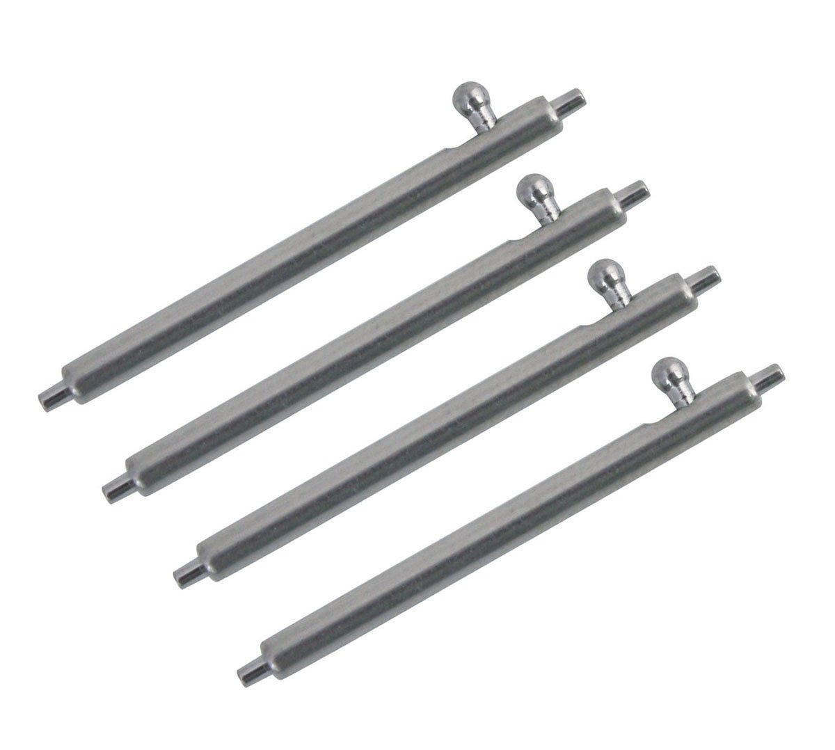 RECHERE 4PCS Quick Release Spring Bar Stainless Steel Watch Pins Diameter 1.5mm
