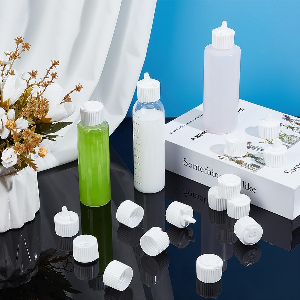 Amazon.com: OLYCRAFT 36pcs 24/410 Flip Top Dispensing Caps White