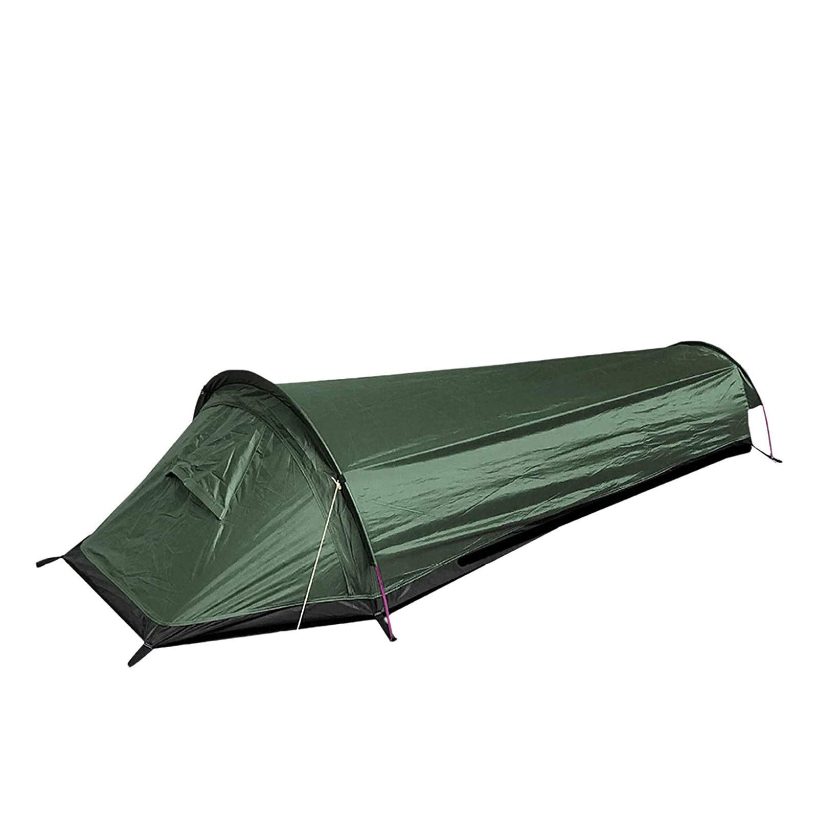 1 Person Wanderzelt, Ultraleichtes Biwaksackzelt Wasserdichtes Tragbares Campingzelt Schnellaufstellbarer Schlafsackbezug Biwaksack mit Tragetasche Für Das Überleben Im Freien