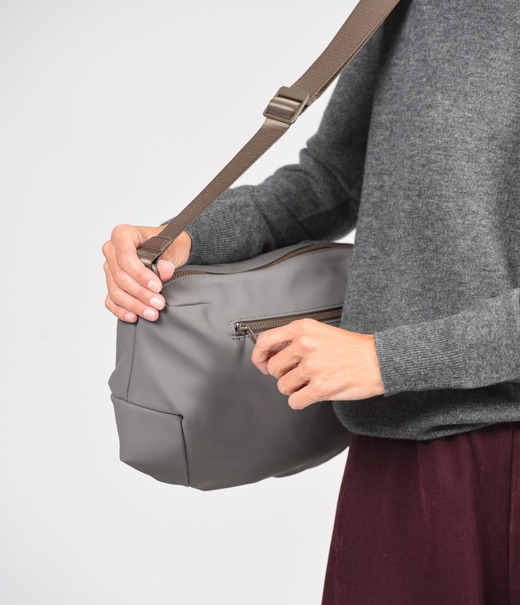 KCB Bandolera Grande Cord | Gran Capacidad y Organización | Bolsillos Multiusos con Cremallera | Material Resistente | Asas Ajustables | 100% Vegano