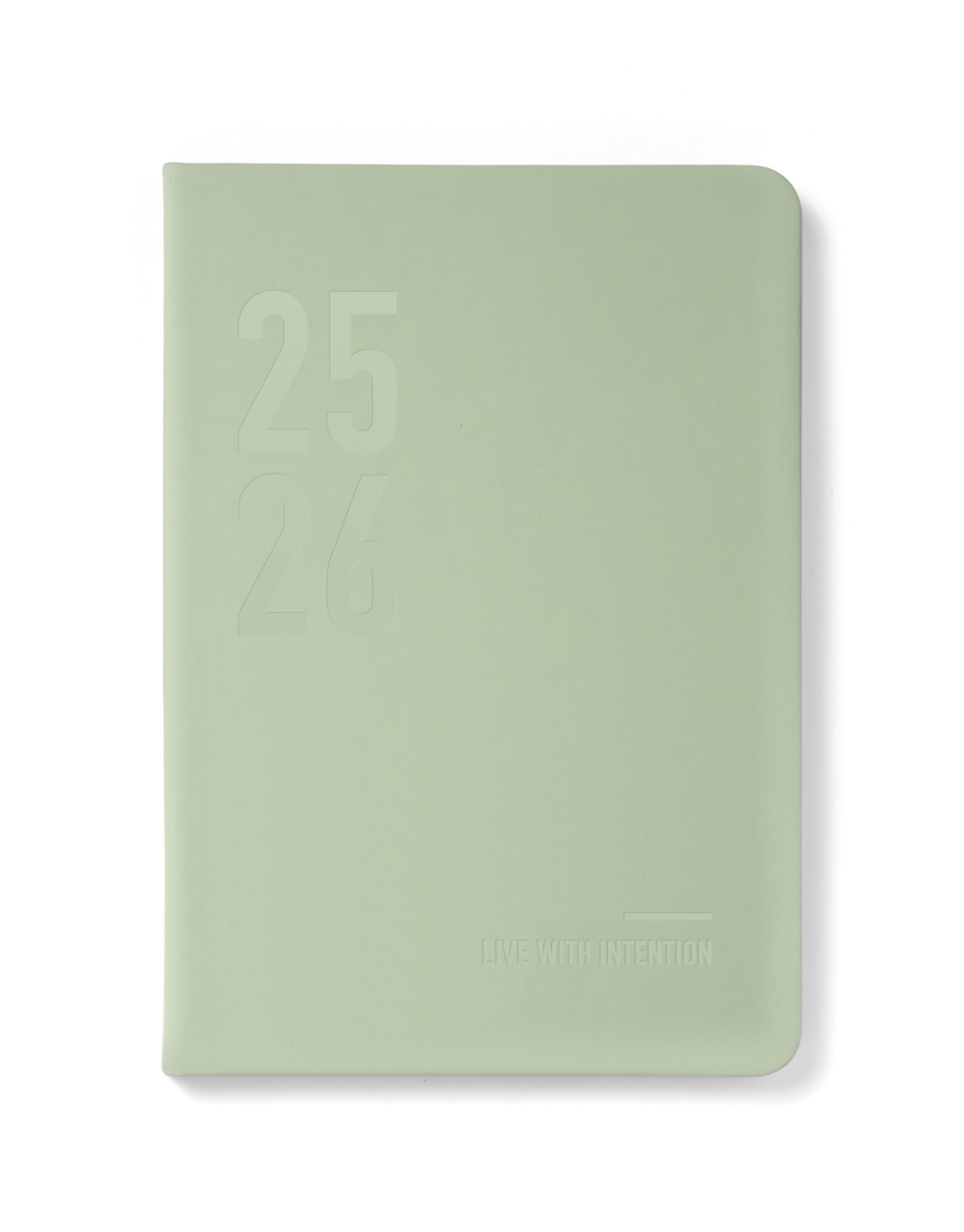 Letts of London Conscious A5 Academic 2025/2026 day to a page with appointments diary - Sage 26-031829