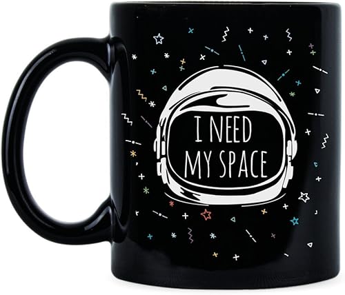 Miniatura 4 de We Got Good Taza de café con texto en inglés "I Need My Space" "I Need My Space"