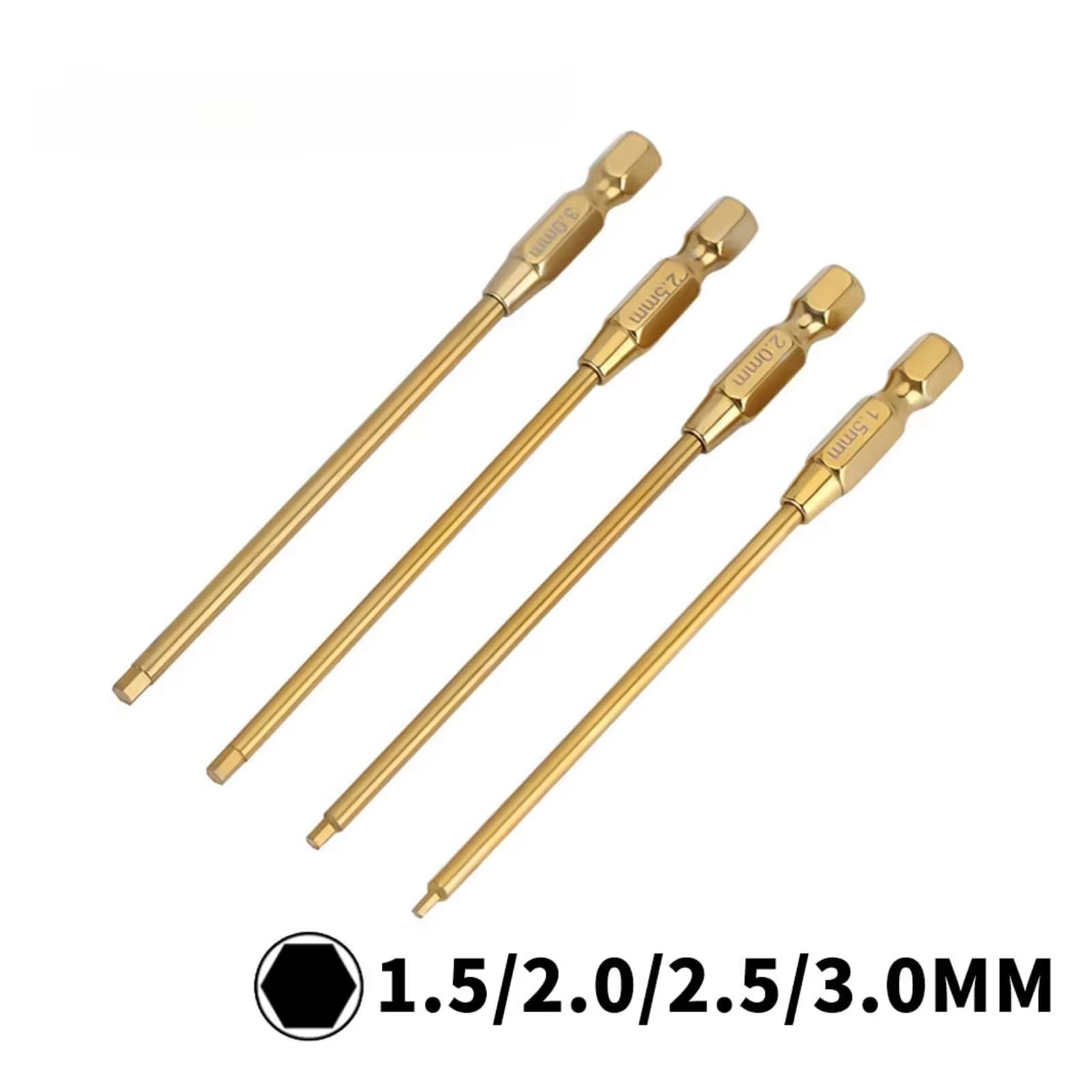Piezas Coche Teledirigido Para 1,5/2,0/2,5/3,0 Mm Y 6,35 Llaves Hexagonales Destornilladores Herramientas Eléctricos Accesorios Coches RC Acero Aleación Dura