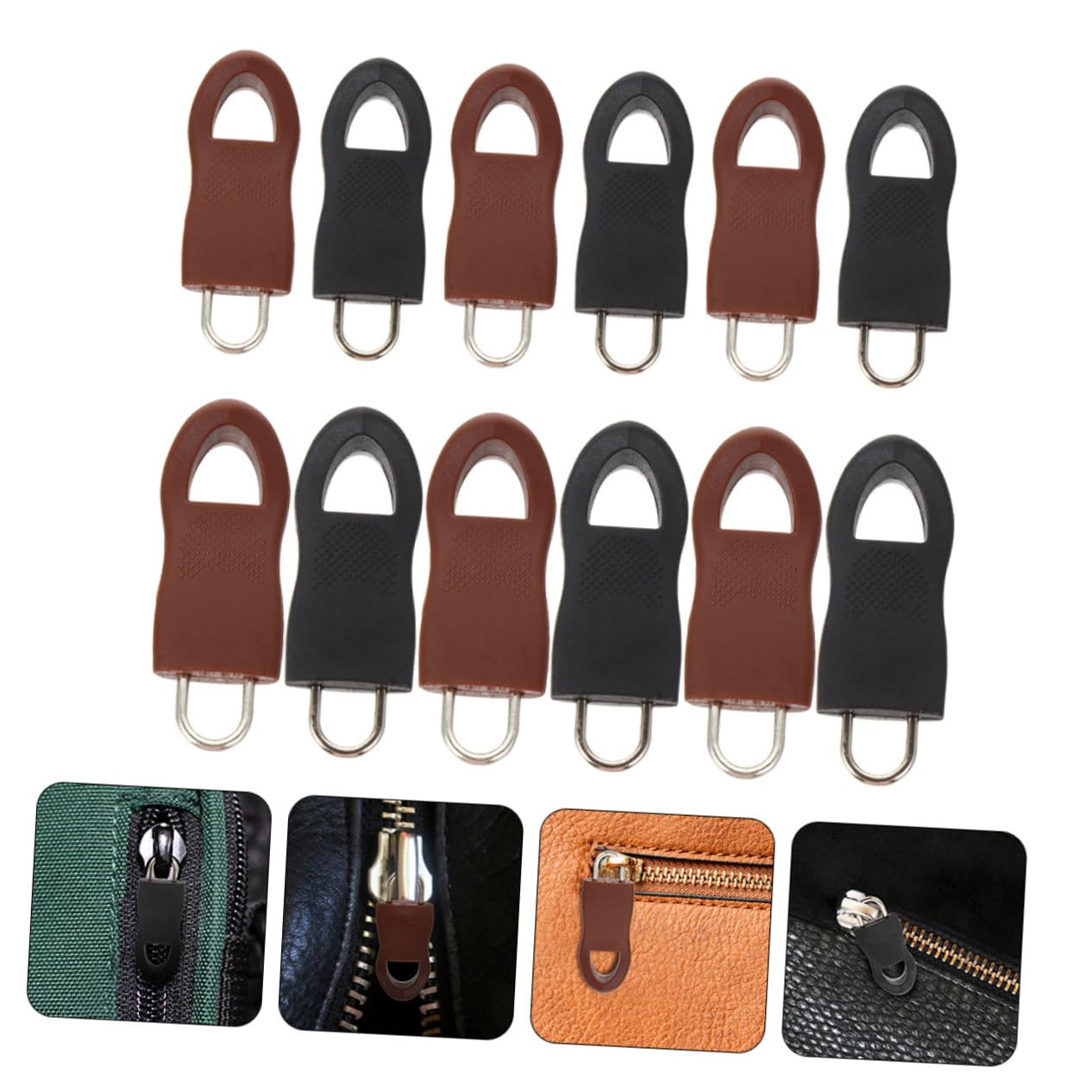 NUOBESTY Juego De 4 Piezas De Accesorios Para Mochila Con Cremalleras Desmontables Kit De Reparación De Cremalleras Fáciles De Usar 32 Unidades X 4