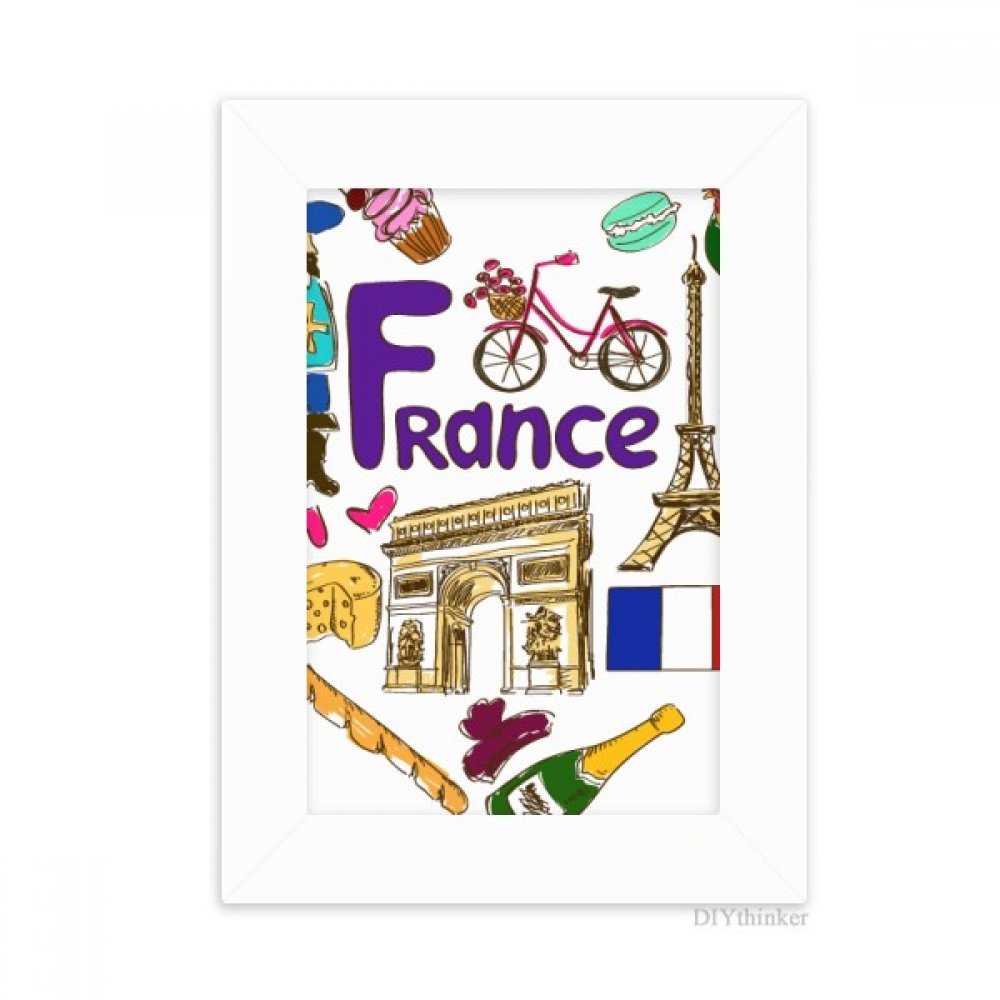 Cadre Photo France Love Heart : Sublimer vos Souvenirs de Voyage