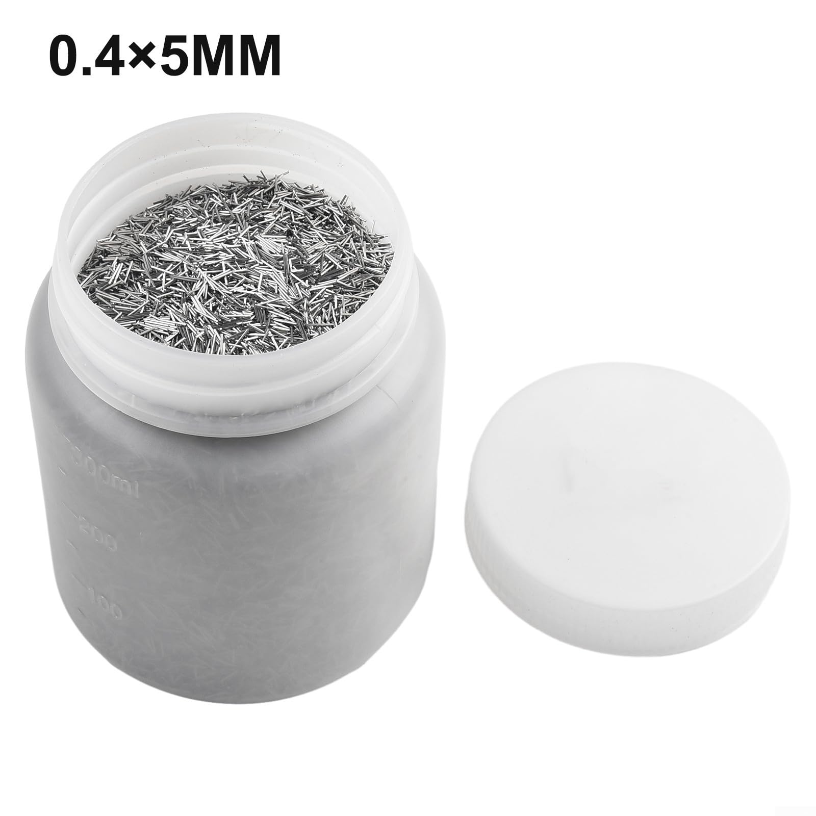Besttoolifes Aiguille de polissage magnétique, 1 kg en acier inoxydable - 0,7 mm de diamètre - 5 mm de long - Aiguille magnétique de polissage et d'ébavurage abrasif (0,4 x 5 mm)