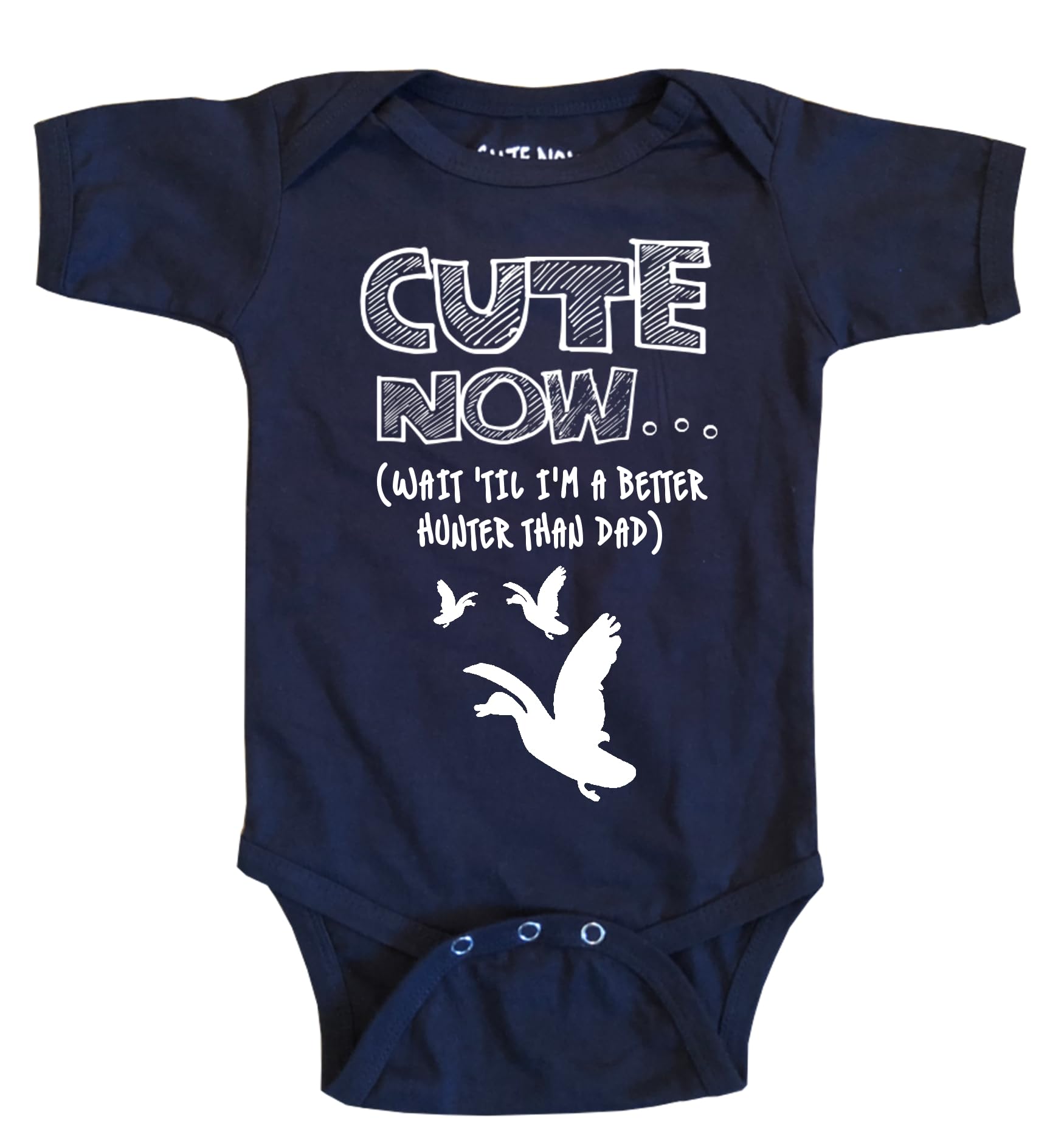 Cute Now Wait Til I'm Better Hunter Than Dad Bodysuit