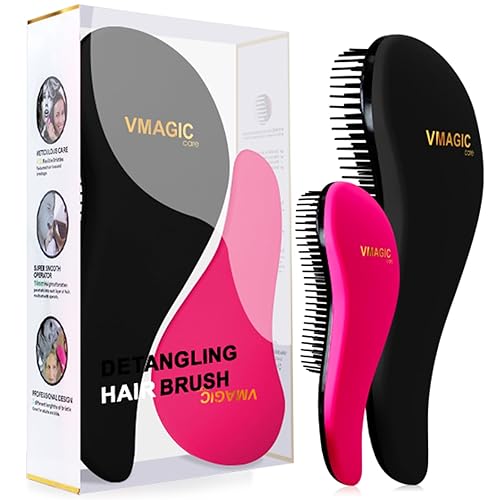 VMAGIC Cepillo desenredante  desliza el cepillo desenredante a través del cabello enredado  El mejor cepillopeine para mujeres, niñas, hombres y