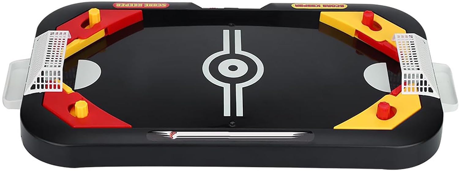 Tabletop Air Hockey Table, 2 in 1 Mini Air Hockey Game Indoor Hockey Game Mini Game Soccer and Table for Indoor Fun Desktop Sports
