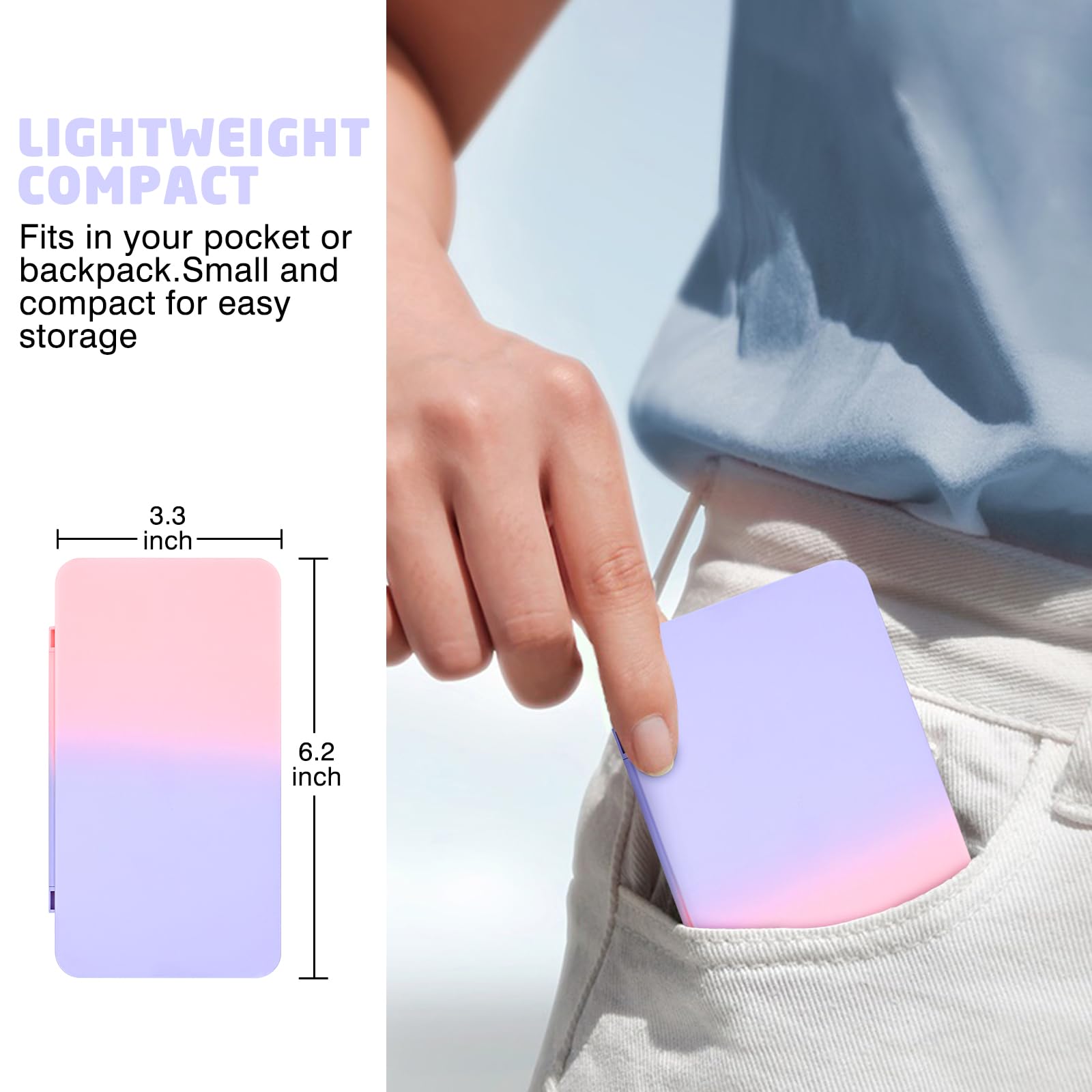 DLseego Étui pour Cartes de Jeu Compatible avec Switch/Switch OLED/Switch Lite,Carte de Jeu Support Rangement avec 24 Cartes de Jeu et 48 Emplacements pour Carte Micro SD-Rose Violet Dégradé