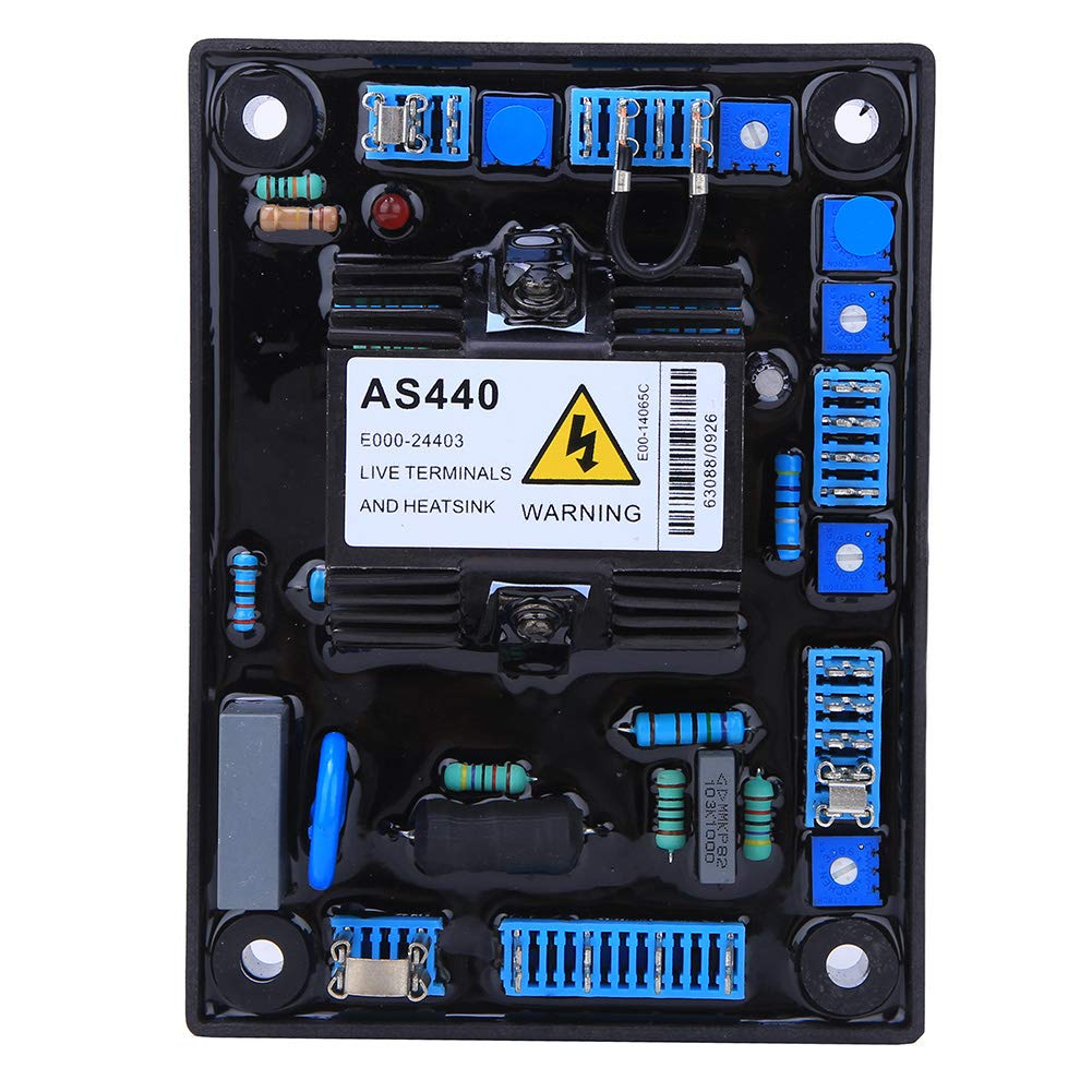 Generic Regolatore di Tensione Automatico AS440 Regolatore di Tensione del Generatore Ad Alta stabilità per Accessori per Generatori Monofase 190-264 V CA