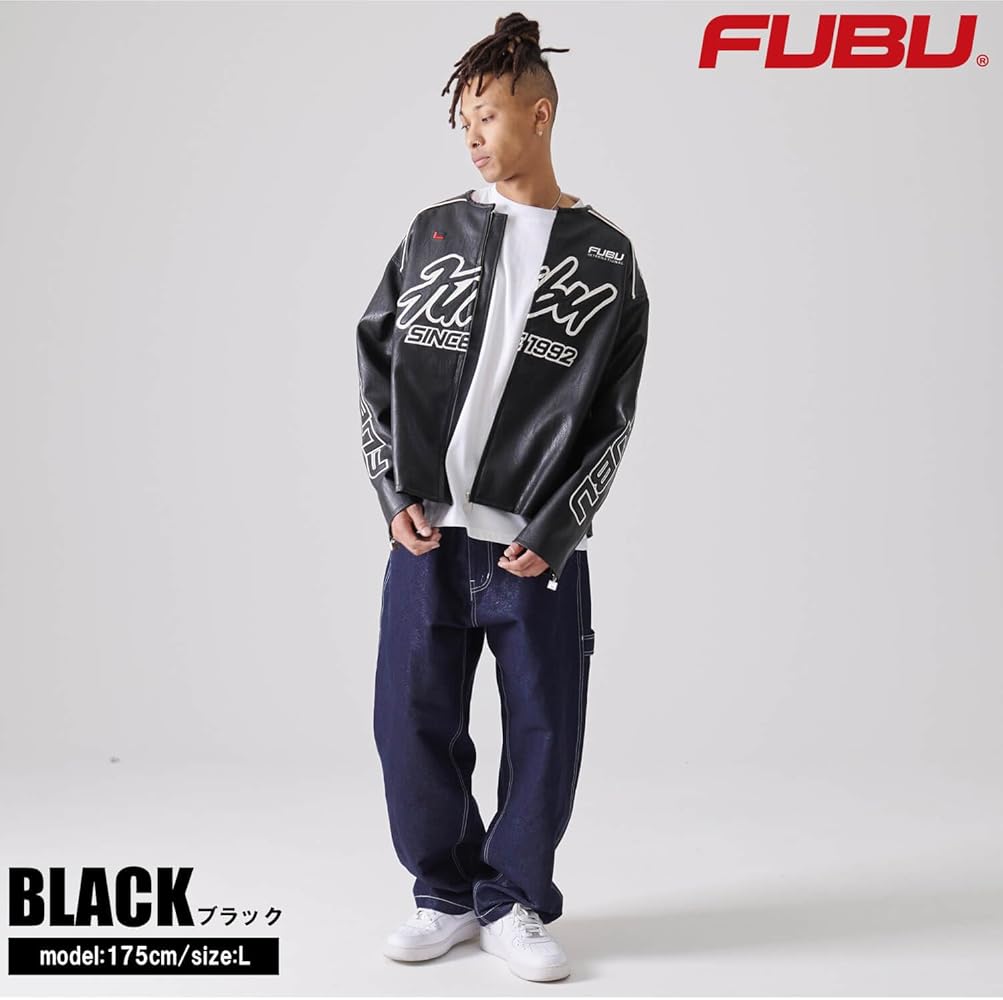 Amazon.co.jp: FUBU フブ ブランド ロゴ 刺繍 ワッペン フェイクレザー