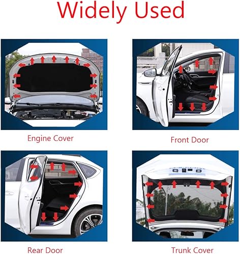 Miniatura 7 de E Support Burlete de goma para puerta de auto de 8 metros -315 pulgadas- Big D 3M con sellado hermético.