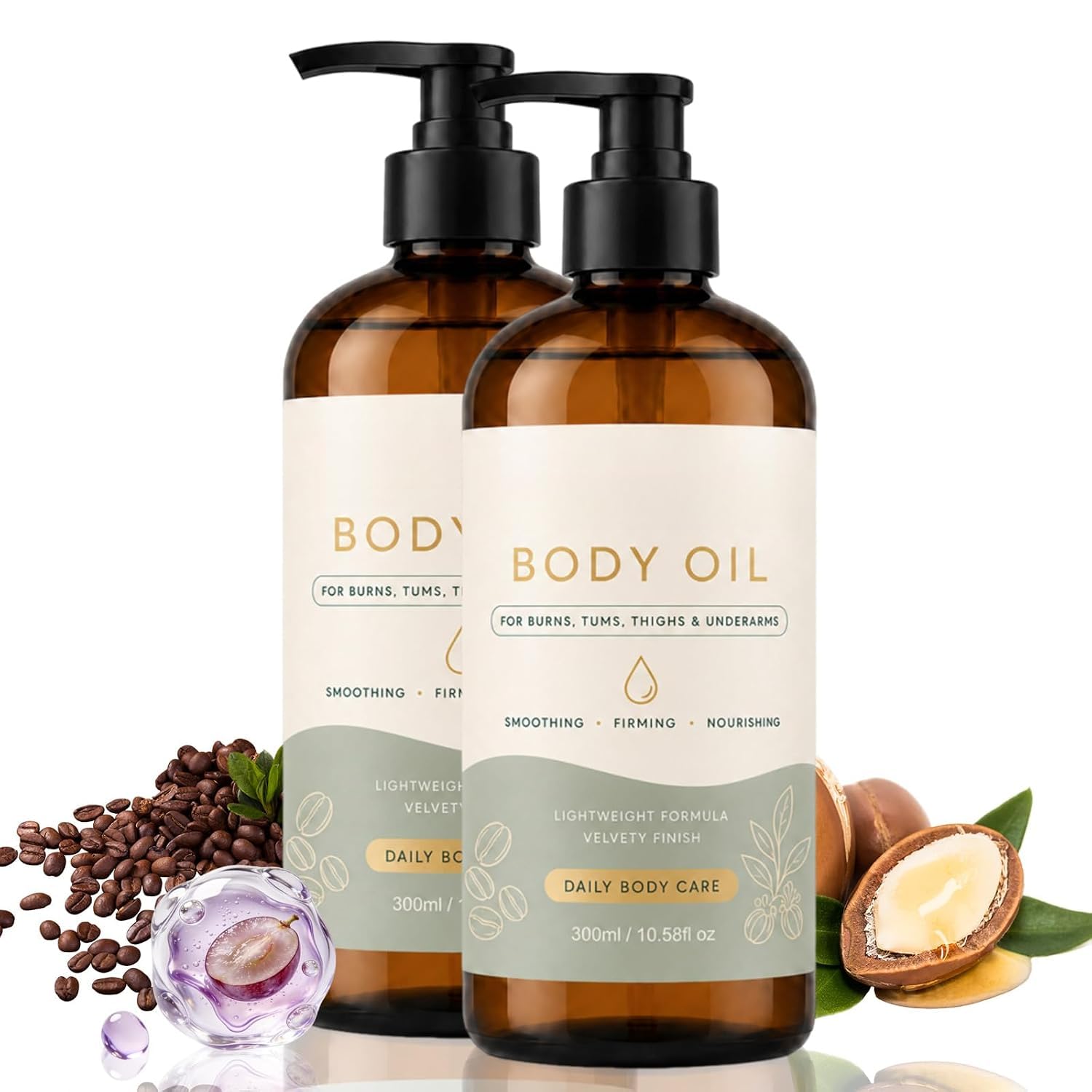 Aceite Antimasaje Corporal Complejo, 2 Unidades