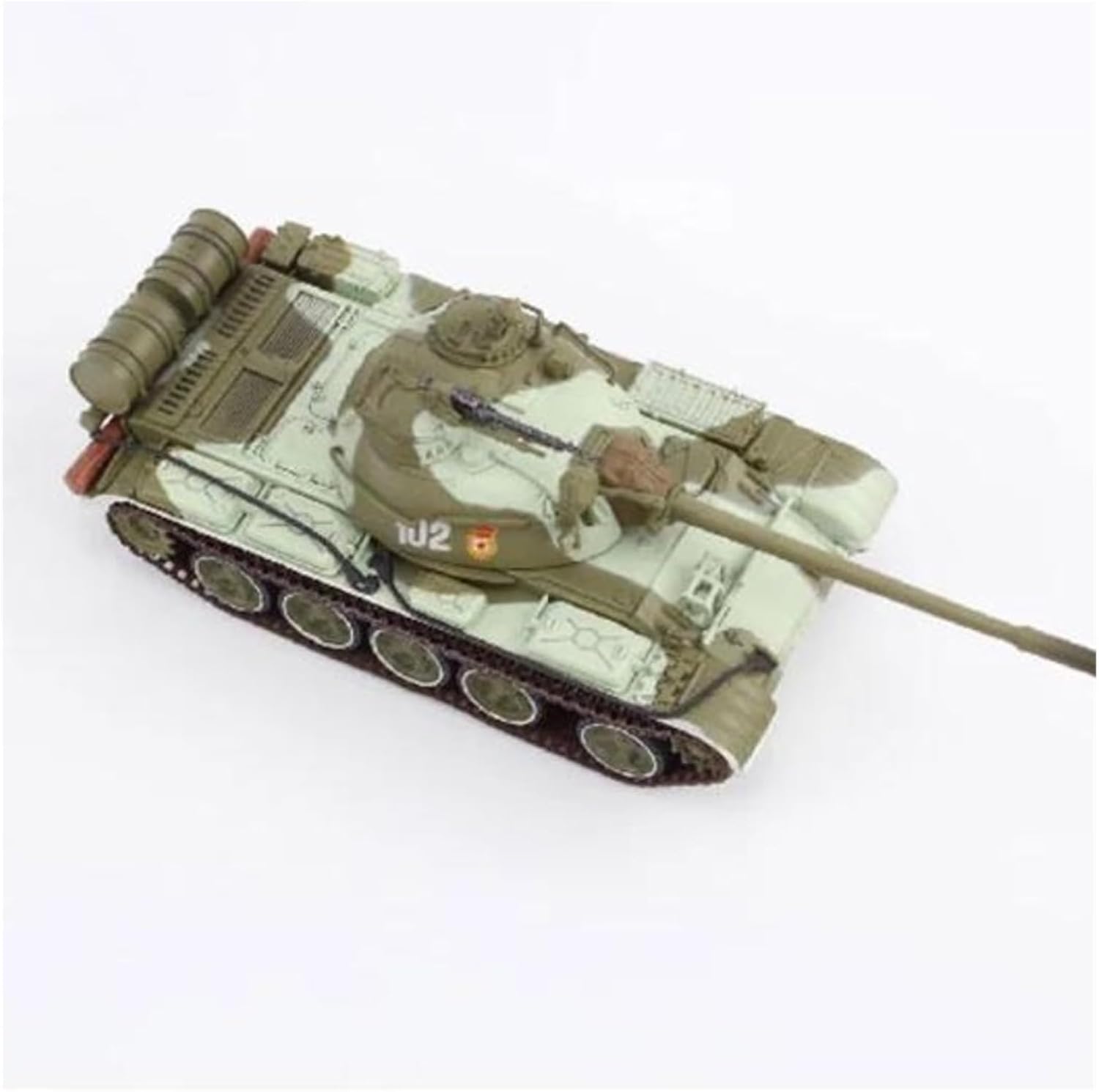 Realistic Tank 1:72 Scale for Soviet Tmur54B Main Battle Tank Model Kit Static Die Casting Collectible Ornaments Static Tank Model