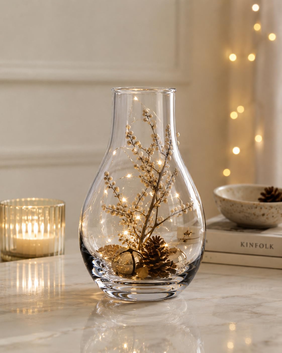 AYUTAS Clear Glass Flower Vase, Small Decorative Bud Vase, 1 Pack Home Decor Flower Pot for Fresh Flowers, Greenery, Hydroponic Plants, Living Room, Coffee Table, Dining Table, Bedroom & Office-image-24
