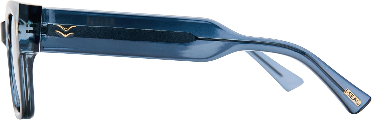 I-SEA Unisex Polarized Sunglasses - Parker - Deep Sea/Smoke - Image 3