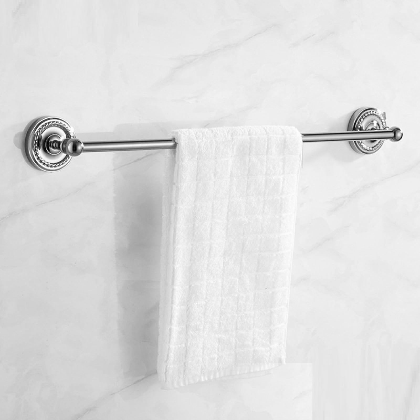 Fanjubei Brass Bathroom Hanger, Single Rod