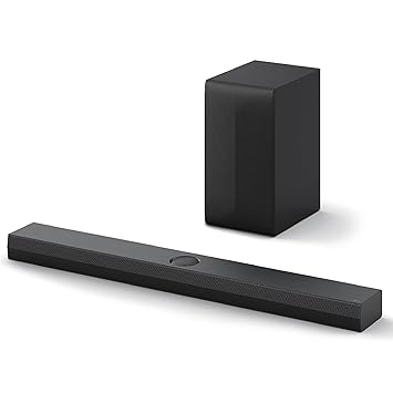 LG New Launch Soundbar SQ70TY, 400W, 3.1.1Ch, Dolby Atmos & DTS: X, Hi-Res Audio, Center Up-Firing Speaker, AI Sound Pro, Wow Synergy, Wireless Subwoofer, QNED Matching Bracket Inside (2024 QNED TV)